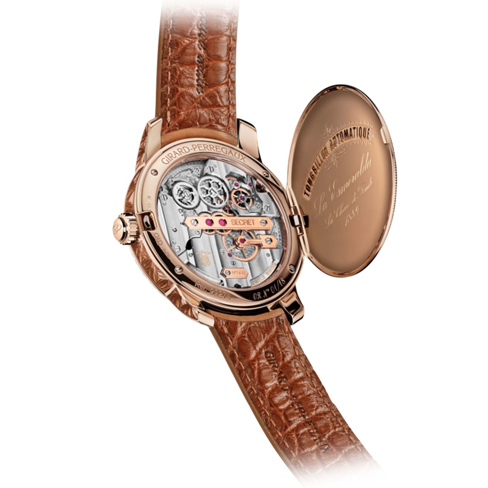 GIRARD PERREGAUX Bridges La Esmeralda Tourbillon "A Secret" Eternity Edition 43 MM 99274-52-3423-5CC