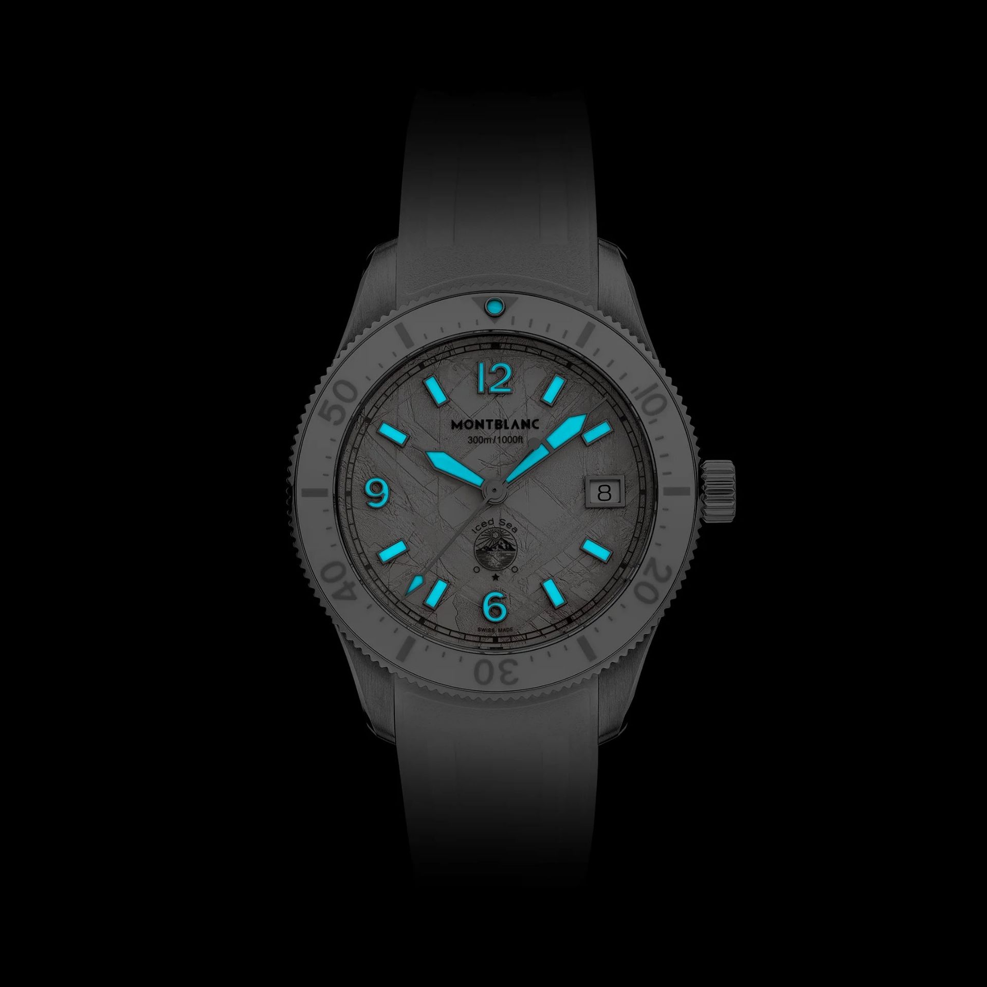 MONTBLANC Iced Sea Automatic Date 0 Oxygen 38 MM 134025