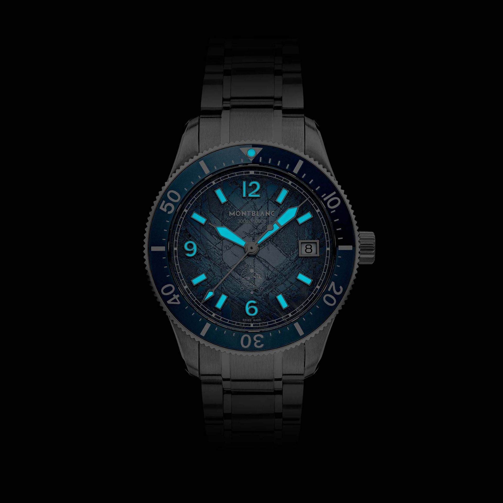 MONTBLANC Iced Sea Automatic Date 0 Oxygen 38 MM 134022