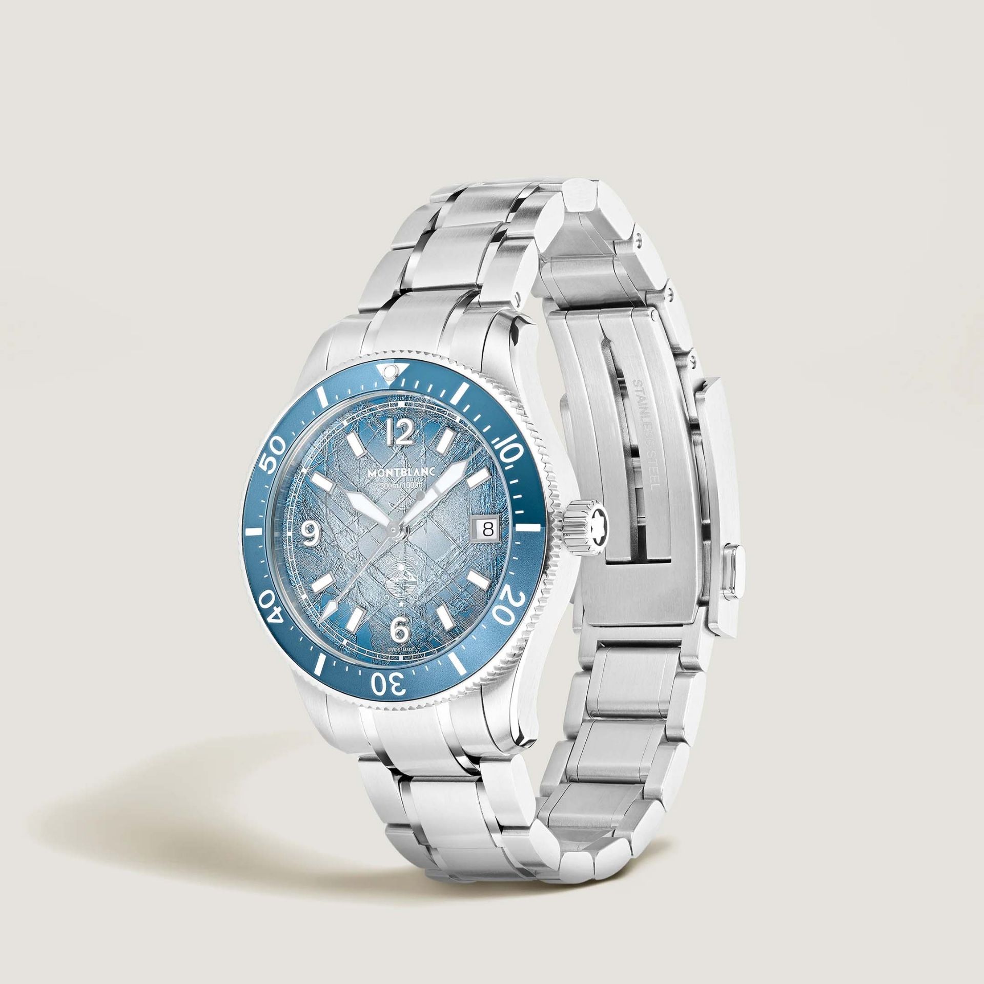 MONTBLANC Iced Sea Automatic Date 0 Oxygen 38 MM 134022