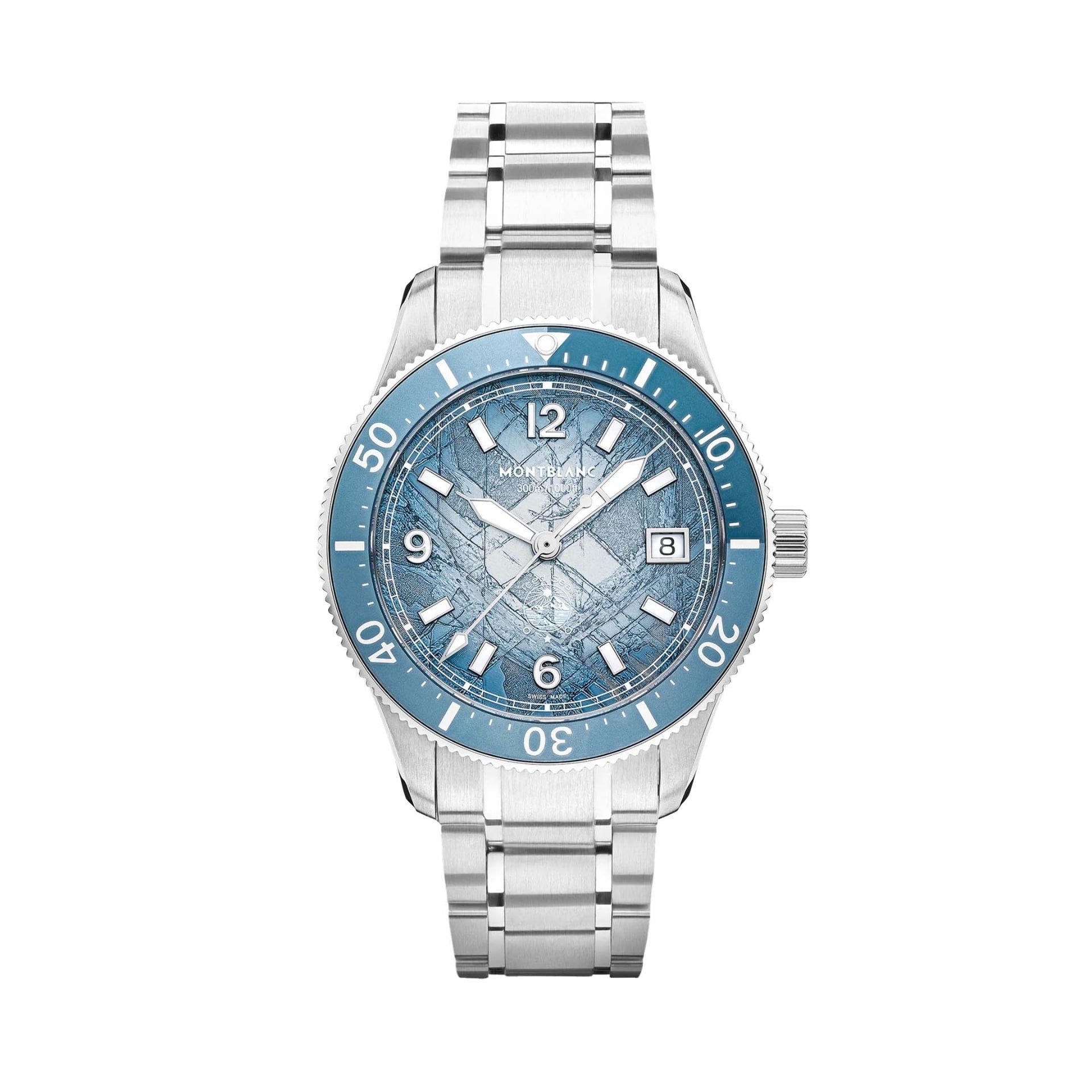 MONTBLANC Iced Sea Automatic Date 0 Oxygen 38 MM 134022