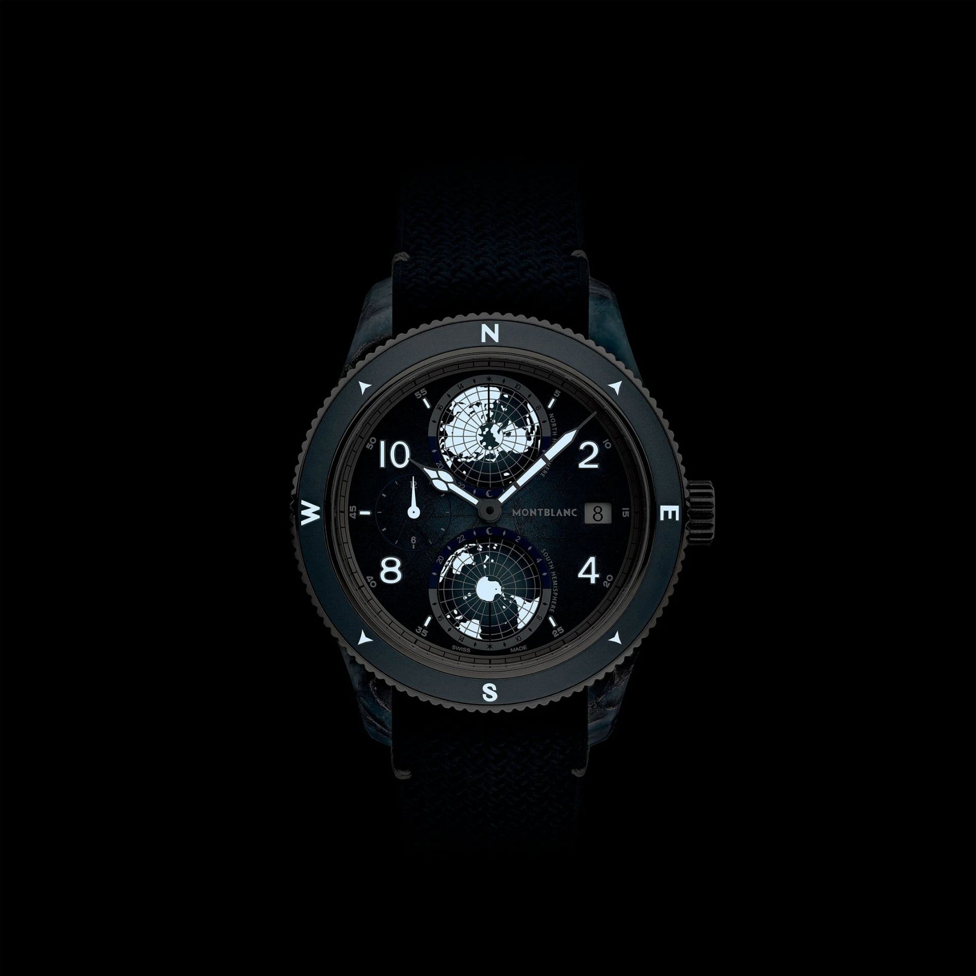 MONTBLANC 1858 Geosphere 0 Oxygen Mount Vinson - Edizione Limitata 43,5 MM 134019