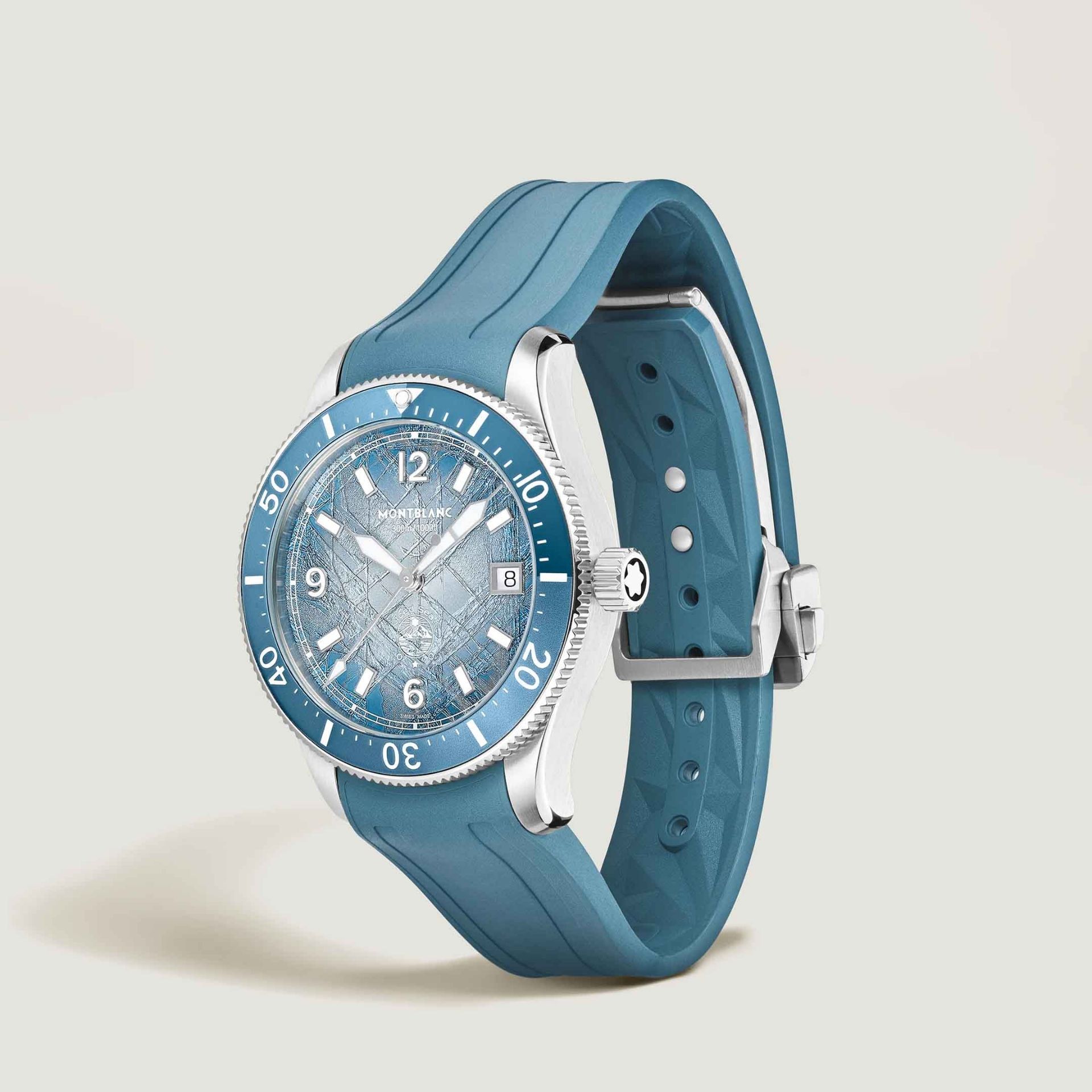 MONTBLANC Iced Sea Automatic Date 0 Oxygen 38 MM 134023