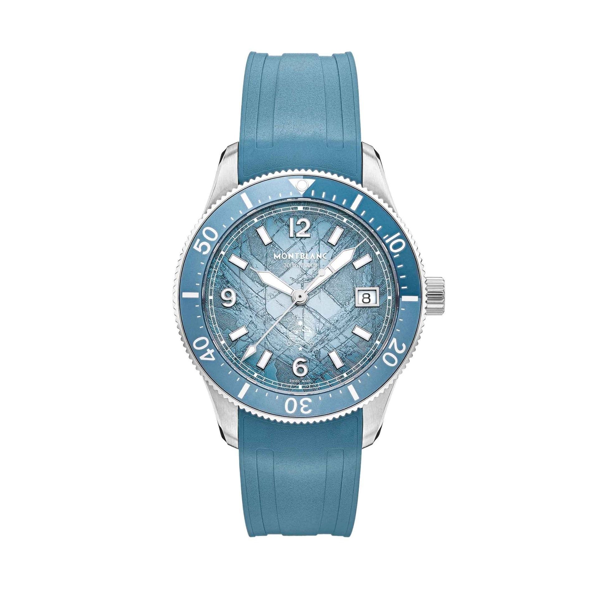 MONTBLANC Iced Sea Automatic Date 0 Oxygen 38 MM 134023