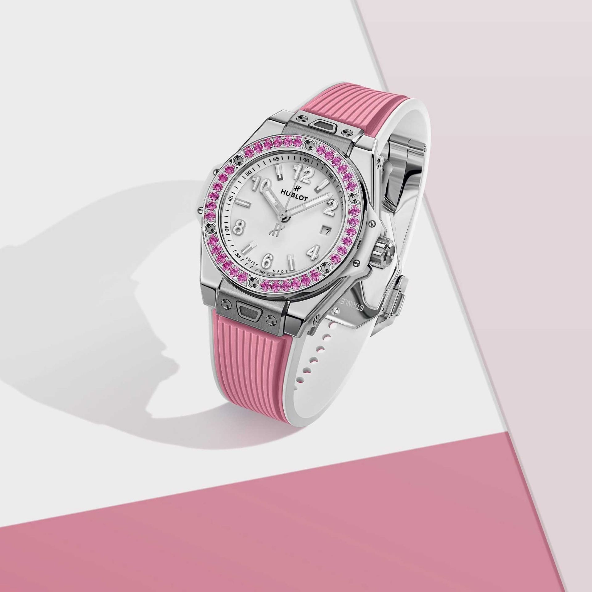 HUBLOT Big Bang Joyful Steel Pink 33 MM 485.SP.2210.RX.1233