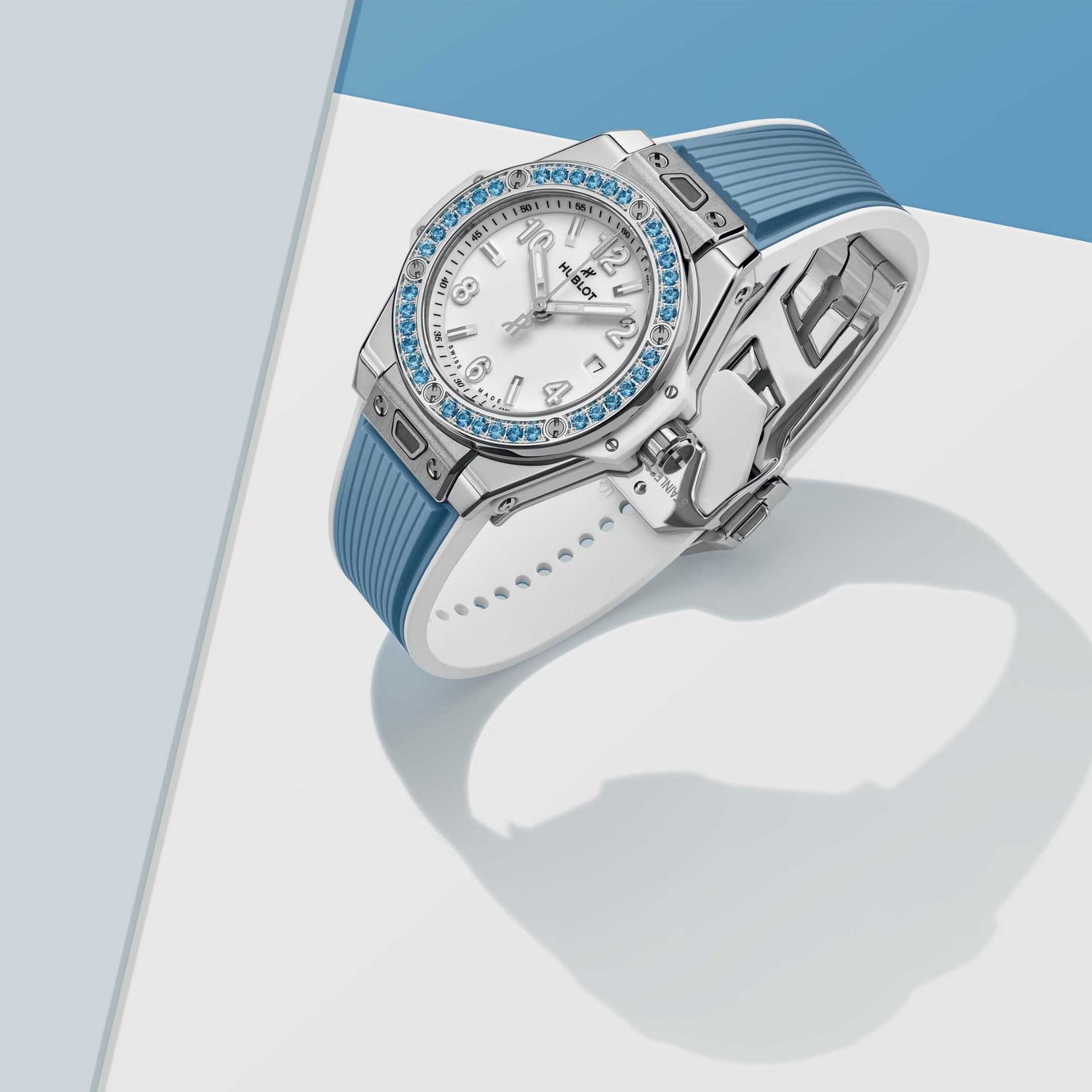 HUBLOT Big Bang Joyful Steel Sky Blue 33 MM 485.SL.2210.RX.1207
