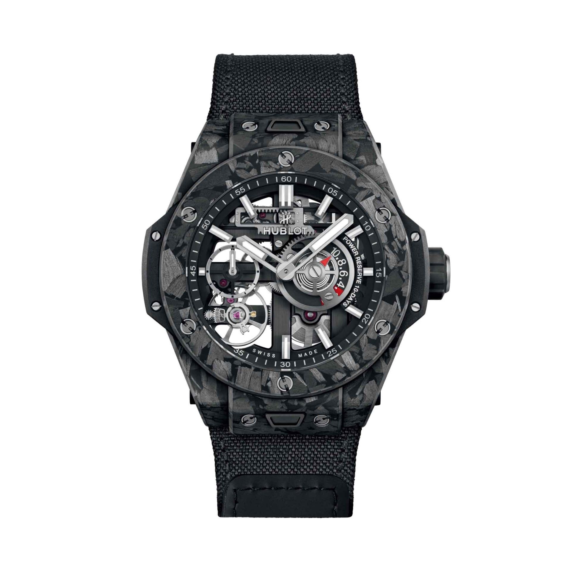HUBLOT Big Bang MECA-10 Frosted Carbon 42 MM 444.QN.1170.NR