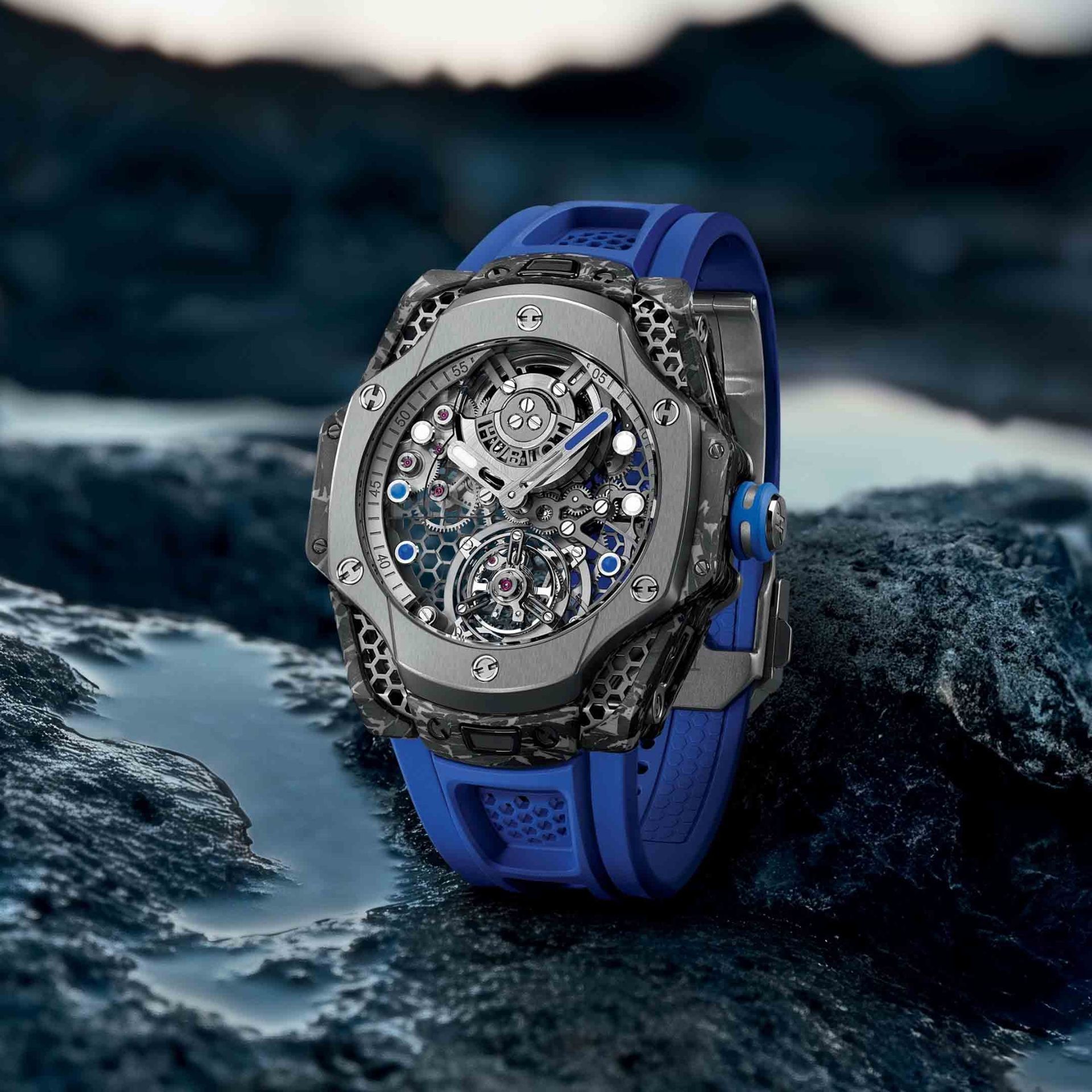 HUBLOT Big Bang Tourbillon Carbon SR_A by Samuel Ross 44 MM 428.NQ.0100.RX.SRA24