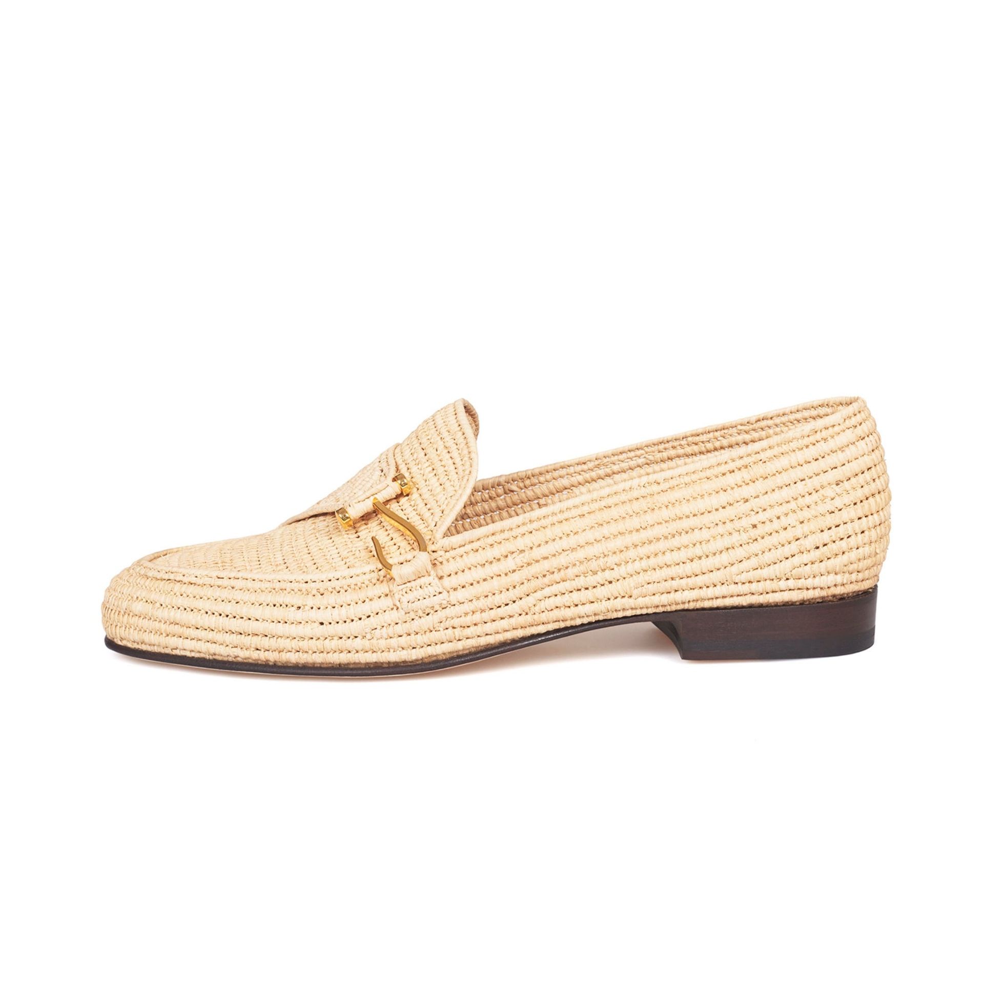 EDHÈN MILANO Riviera Agadir - Scarpa Con Fibbia Raffia Naturale  AGADIRCOMGONAT