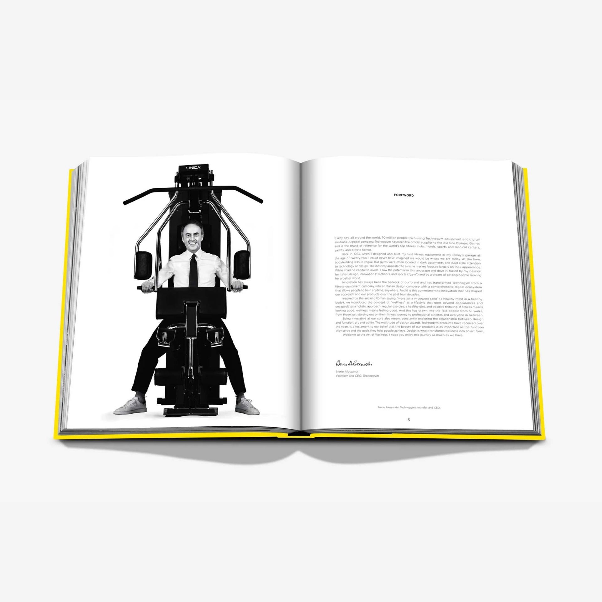 ASSOULINE Libro Technogym: The Art of Wellness 30 x 4 x H 38 CM 9781649803030