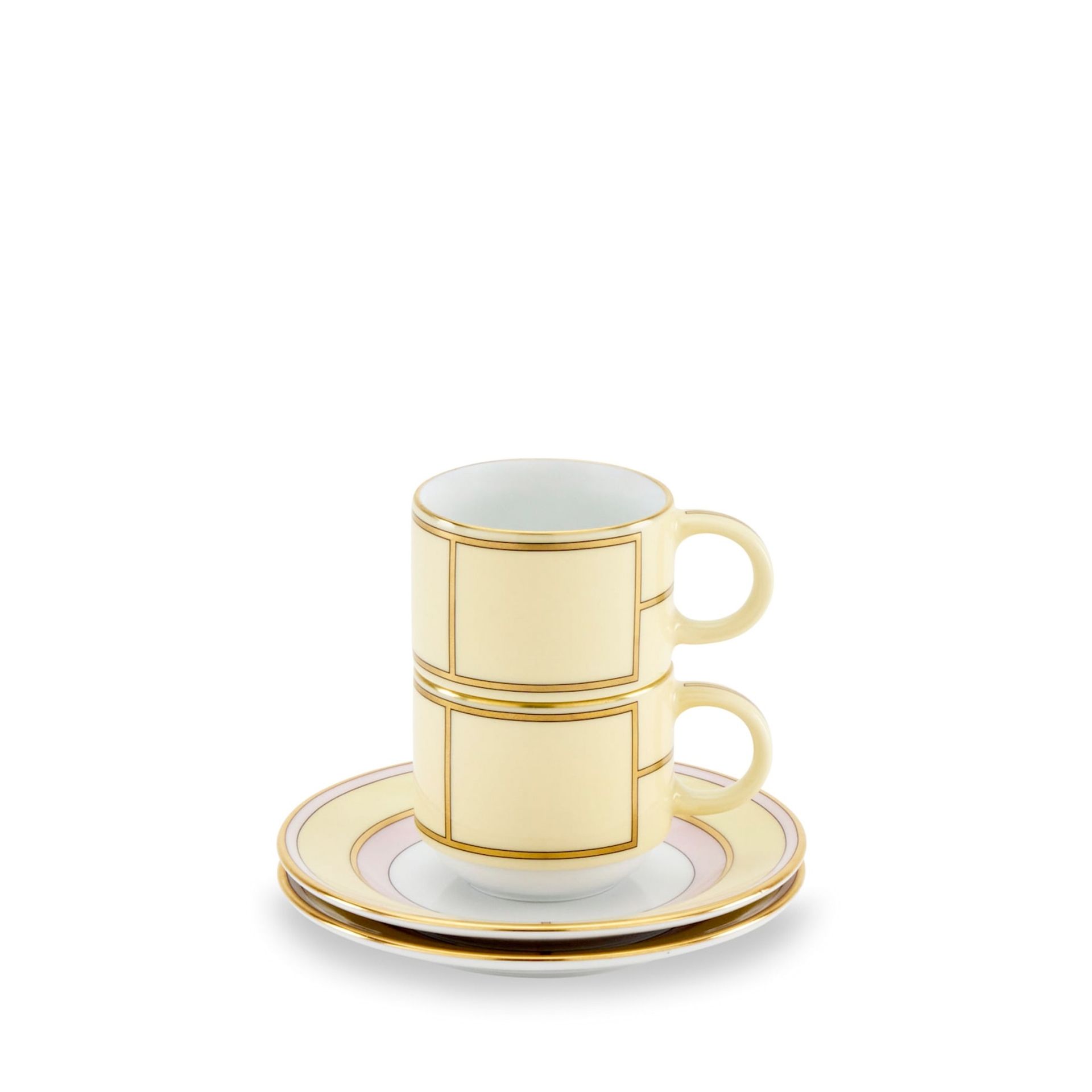 Ginori 1735 Servizio Da Caffè Per Due Diva Giallo  008RG00 FW4301LXGENG00134901