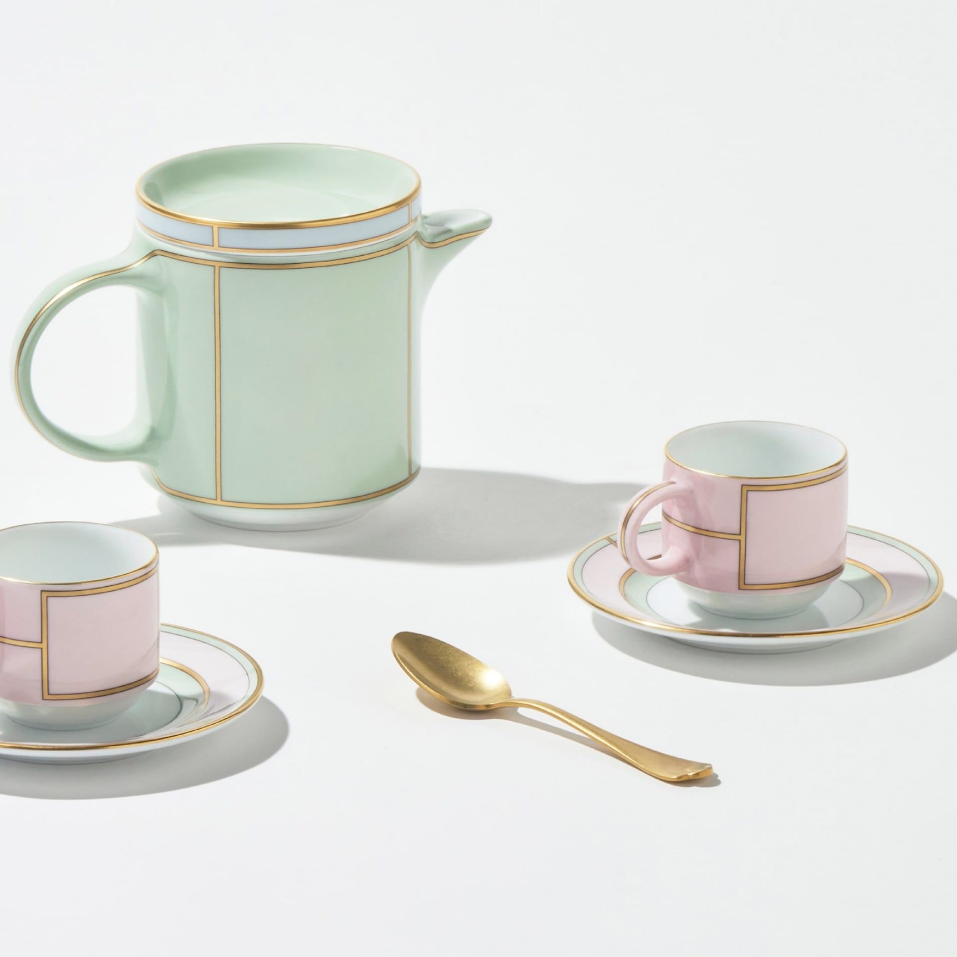 Ginori 1735 Servizio Da Caffè Per Due Diva Rosa  008RG00 FW4301LXGENG00134902