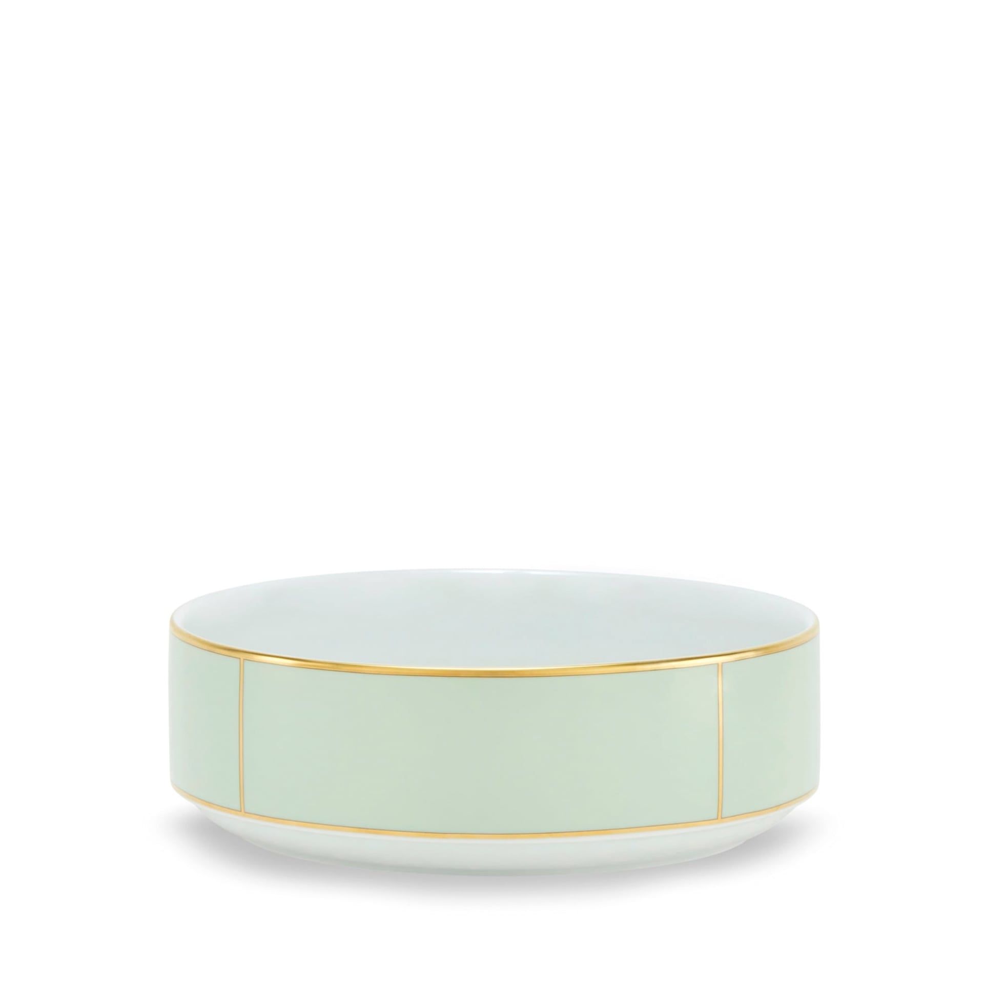 GINORI 1735 Insalatiera Diva Verde H 8 CM - Ø 24 CM 008RG00 FZP001012600G00134900
