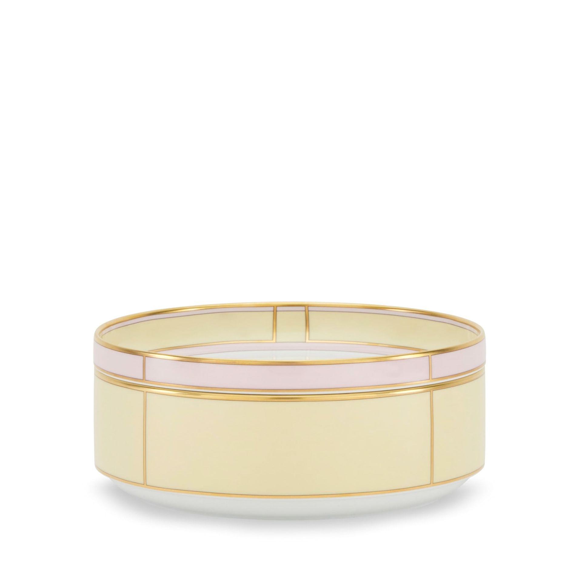 GINORI 1735 Insalatiera Diva Giallo H 8 CM - Ø 24 CM 008RG00 FZP001012600G00134901