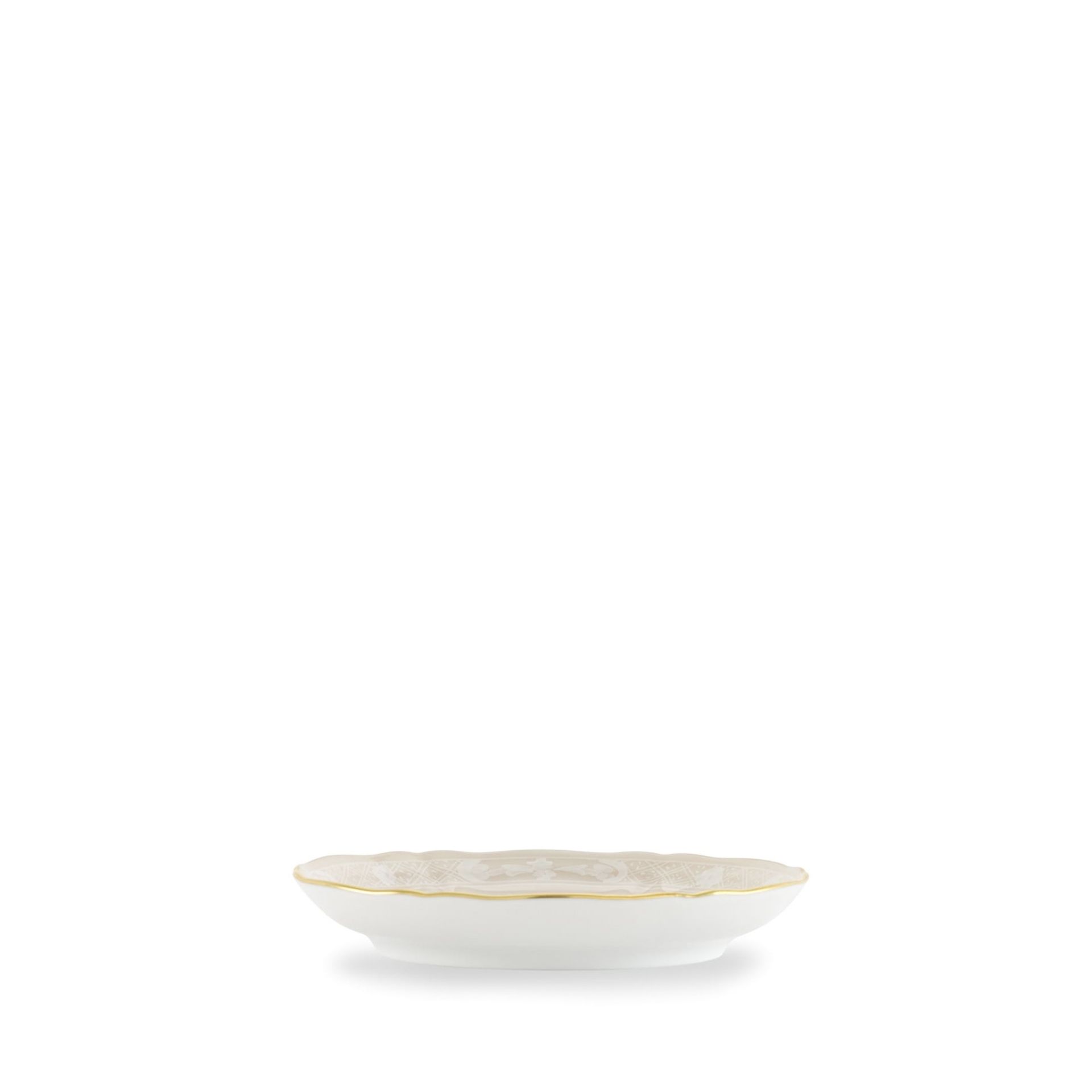 GINORI 1735 Piatto Da Caffè Oriente Italiano Meringa Ø 13.5 CM 003RG00 FPT301010135G00135700