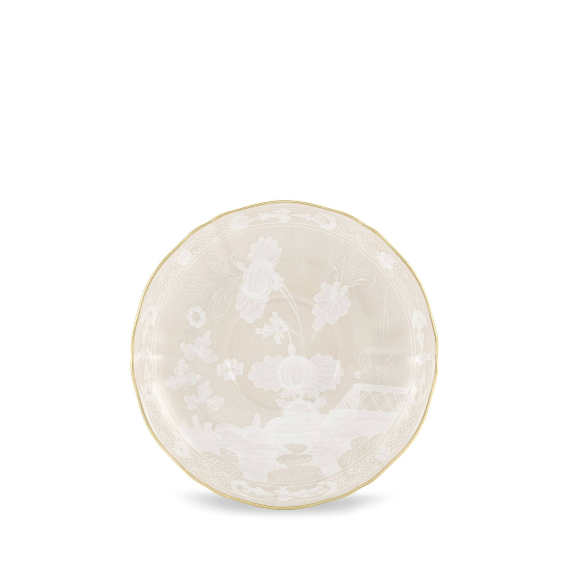 GINORI 1735 Piatto Da Tè Oriente Italiano Meringa Ø 15 CM 003RG00 FPT401010150G00135700