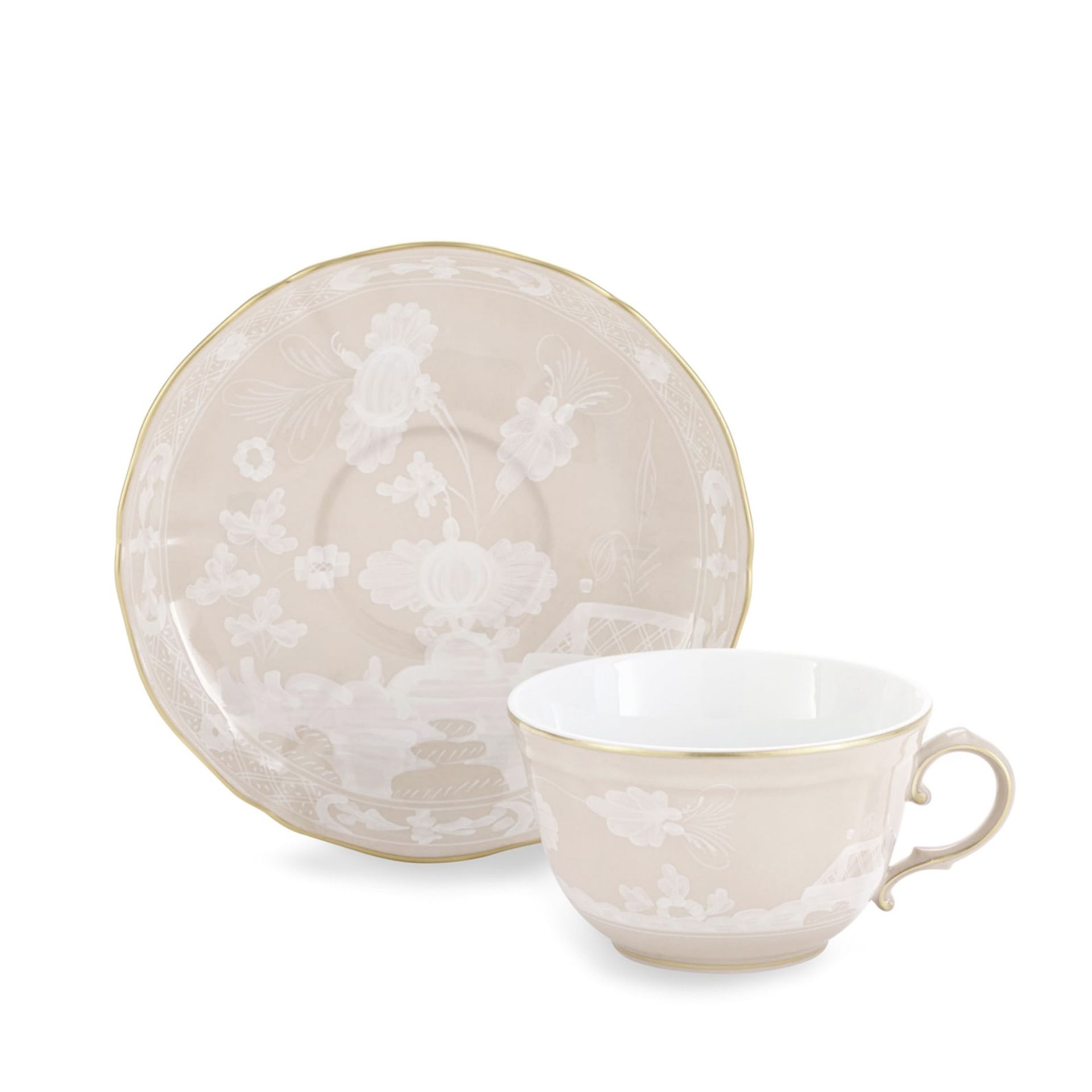 GINORI 1735 Tazza Da Tè Oriente Italiano Meringa H 5.7 CM - Ø 9.4 CM 003RG00 FTZ401010220G00135700
