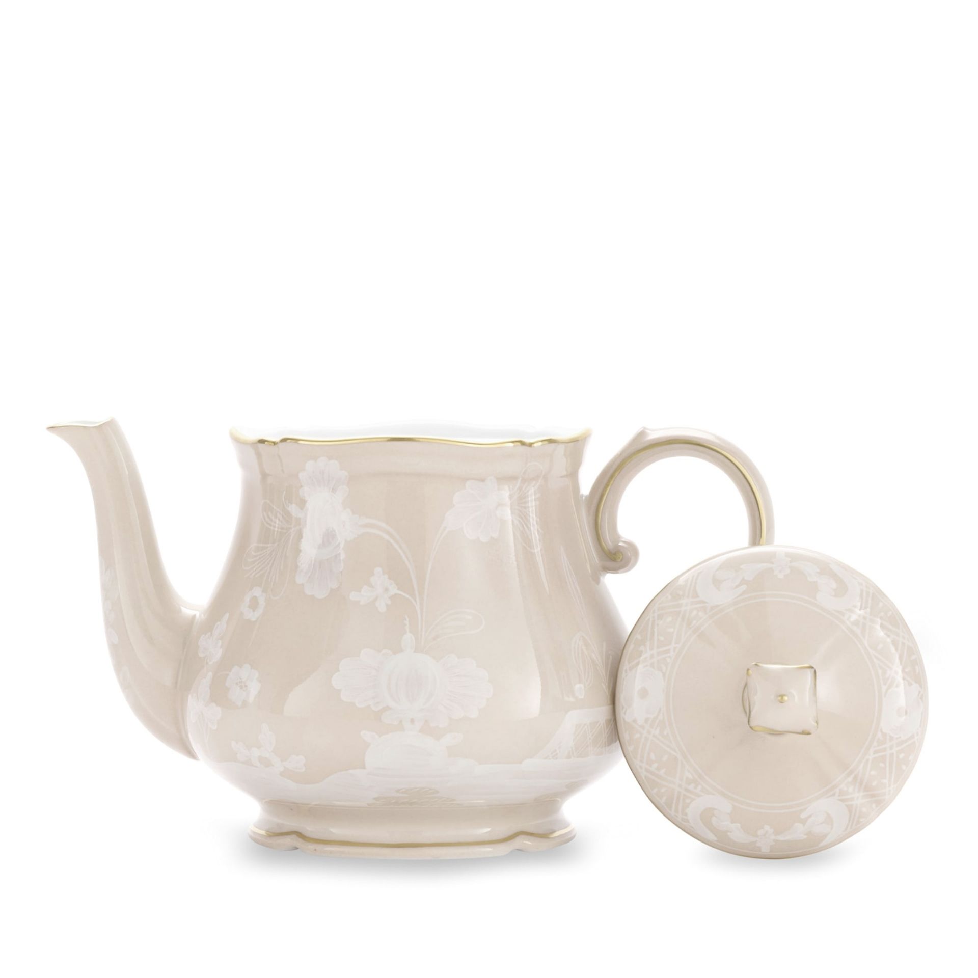 GINORI 1735 Teiera Oriente Italiano Meringa H 4.5 CM - Ø 12 CM 003RG00 FTE400010068G00135700