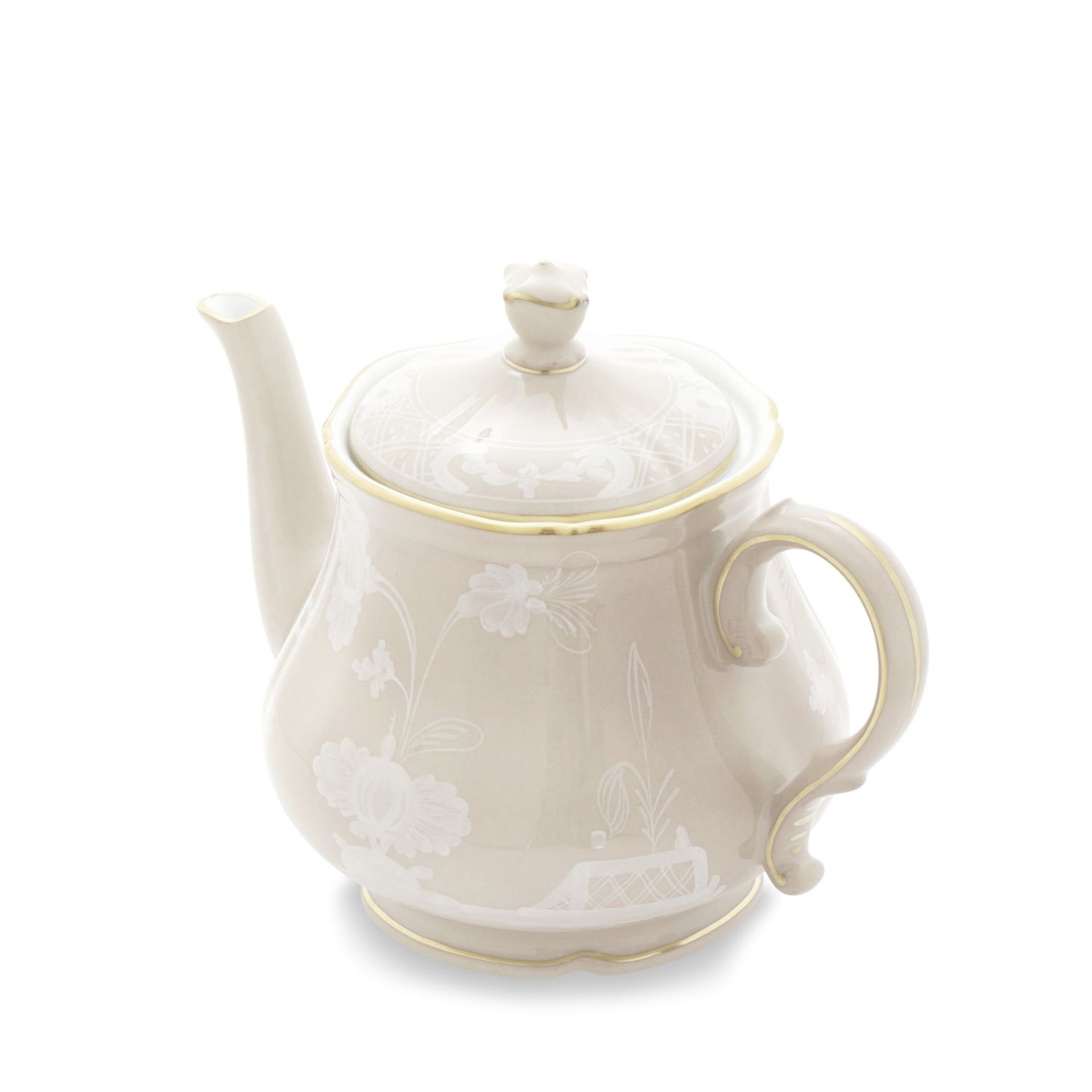 GINORI 1735 Teiera Oriente Italiano Meringa H 4.5 CM - Ø 12 CM 003RG00 FTE400010068G00135700