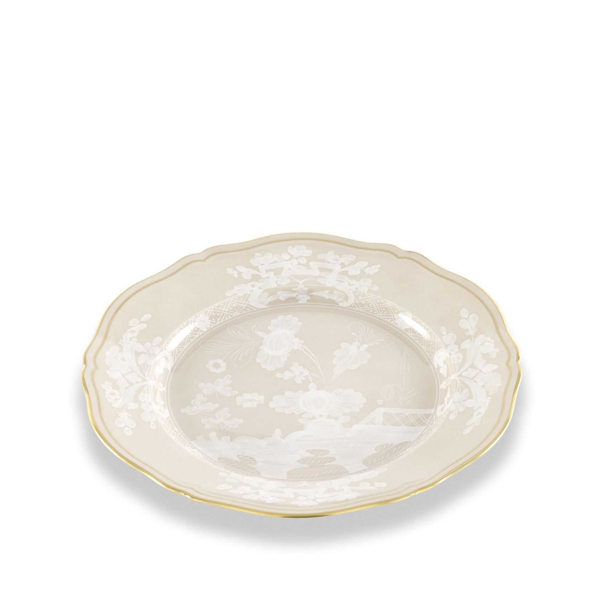 GINORI 1735 Piatto Piano Oriente Italiano Meringa Ø 26.5 CM 003RG00 FPT110010265G00135700