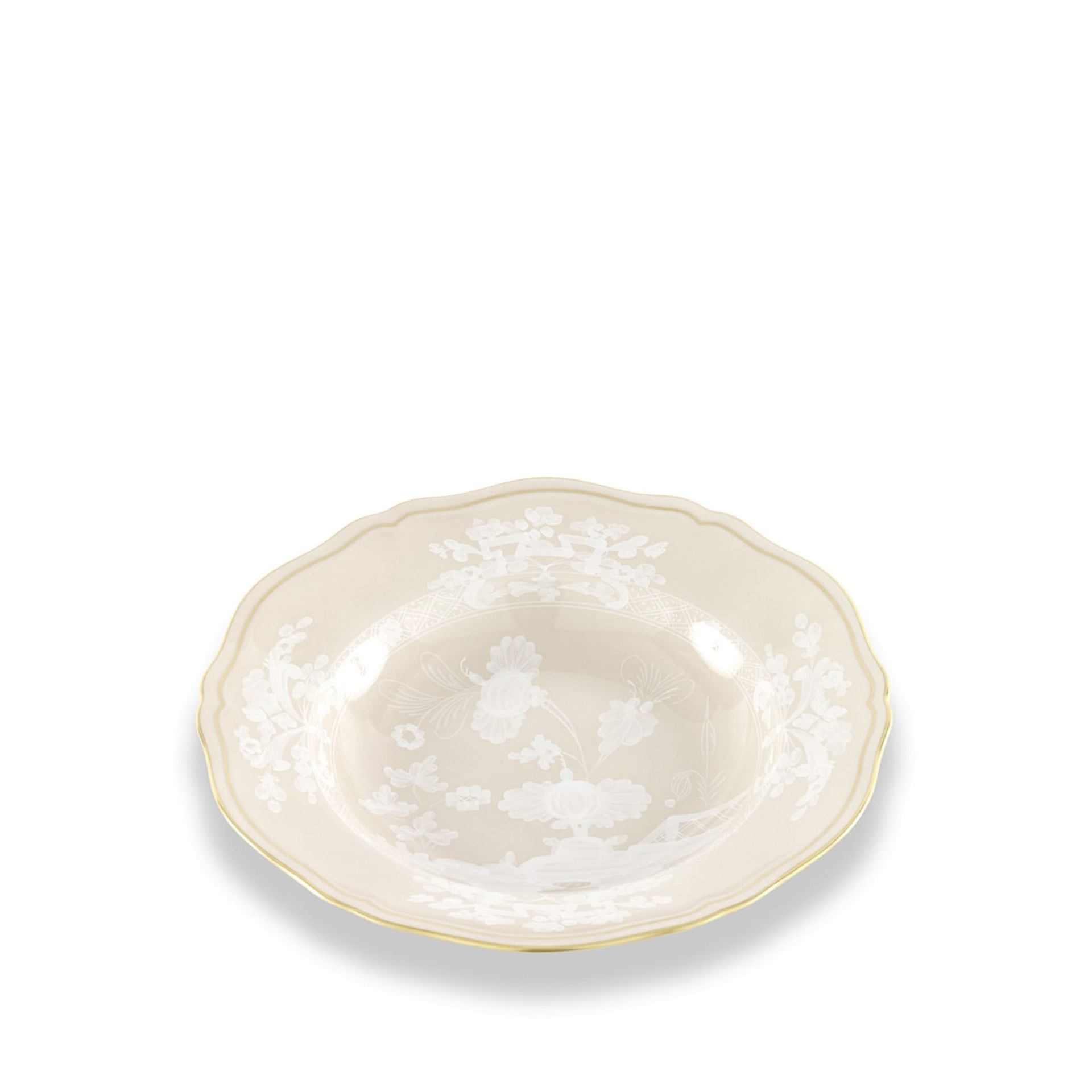 GINORI 1735 Piatto Fondo Oriente Italiano Meringa Ø 24 CM 003RG00 FPT210010240G00135700