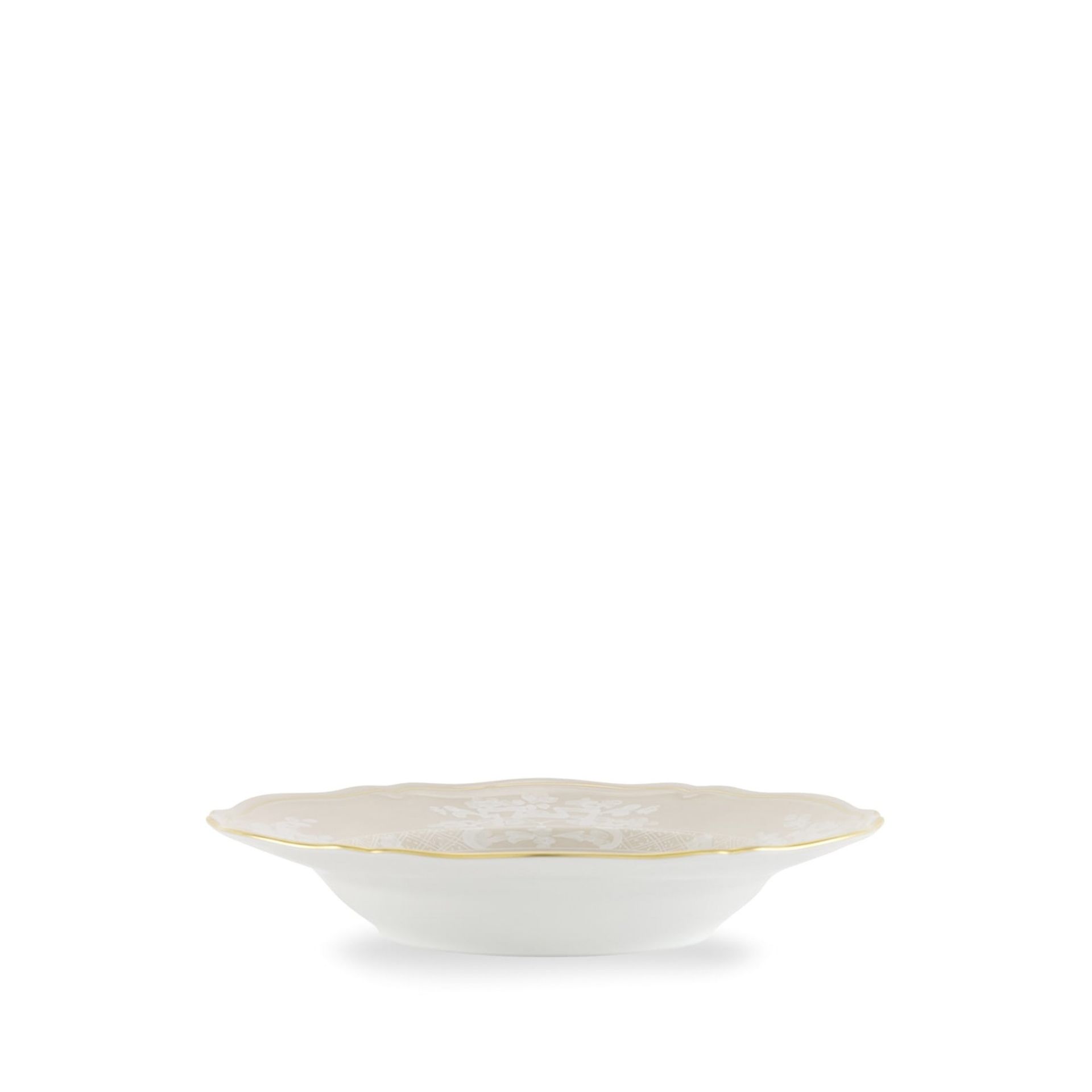 GINORI 1735 Piatto Fondo Oriente Italiano Meringa Ø 24 CM 003RG00 FPT210010240G00135700