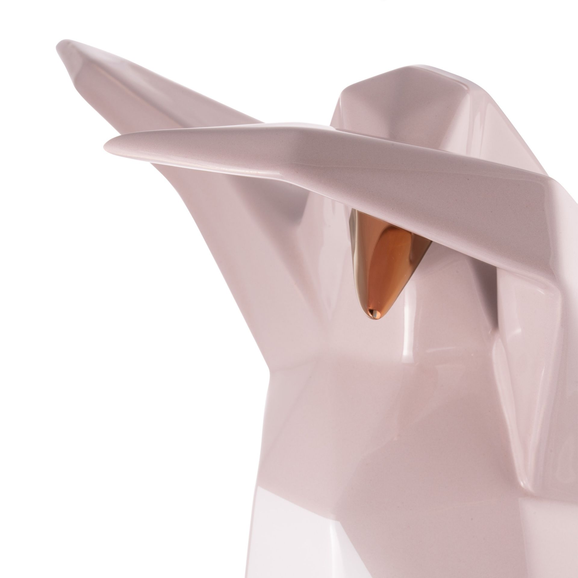 BOSA Scultura Dab Penguin Grigio Lilla (Vittorio Gennari) 31 CM - H 38 CM A-24/61+04+04/80