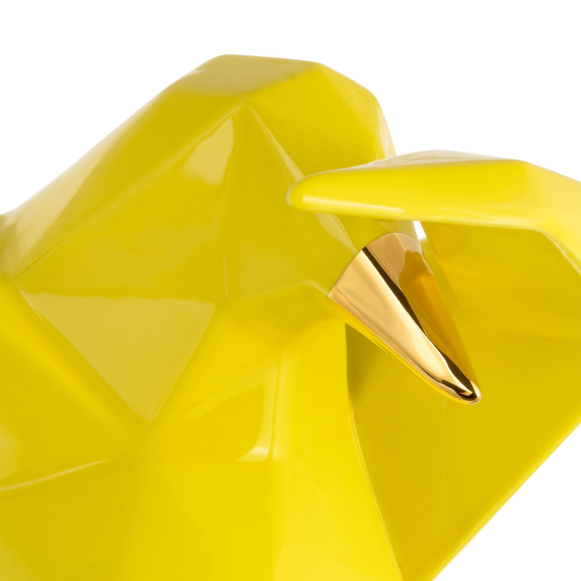 BOSA Scultura Dab Penguin Giallo Limone (Vittorio Gennari) 31 CM - H 38 CM A-24/24+04+04/29