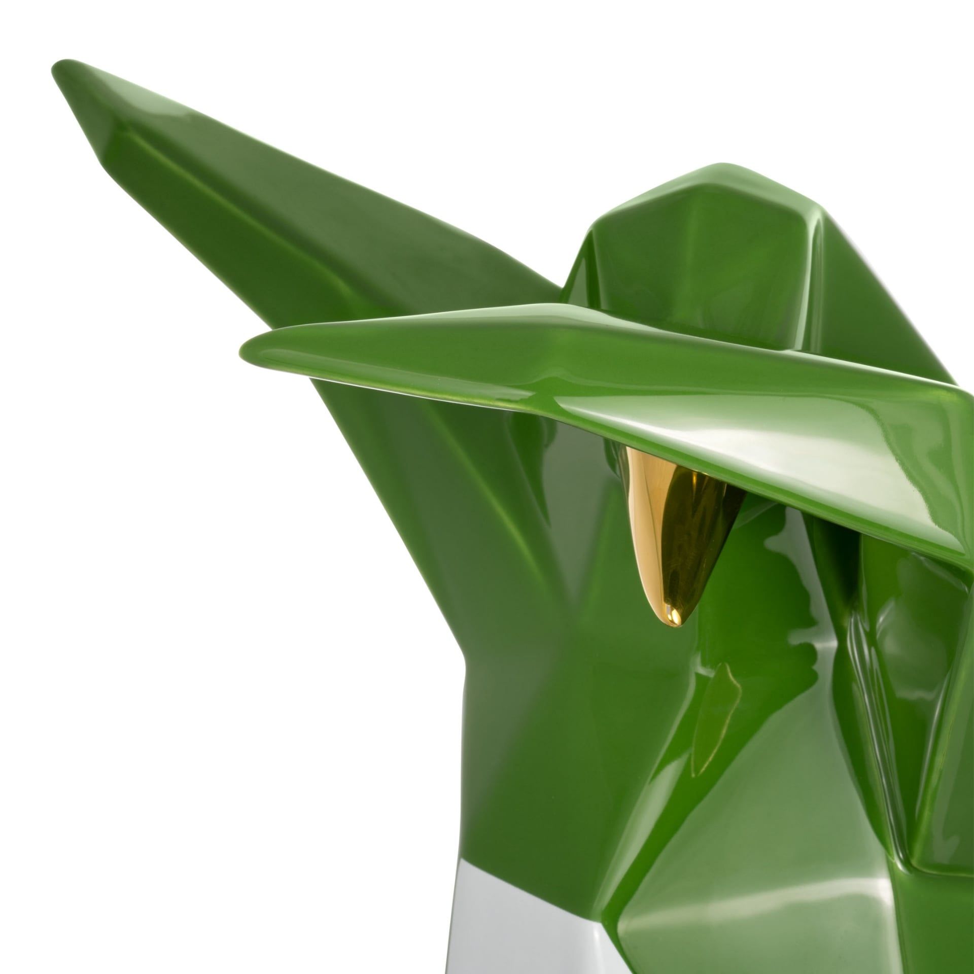 BOSA Scultura Dab Penguin Verde Pineta (Vittorio Gennari) 31 CM - H 38 CM A-24/79+04+04/29