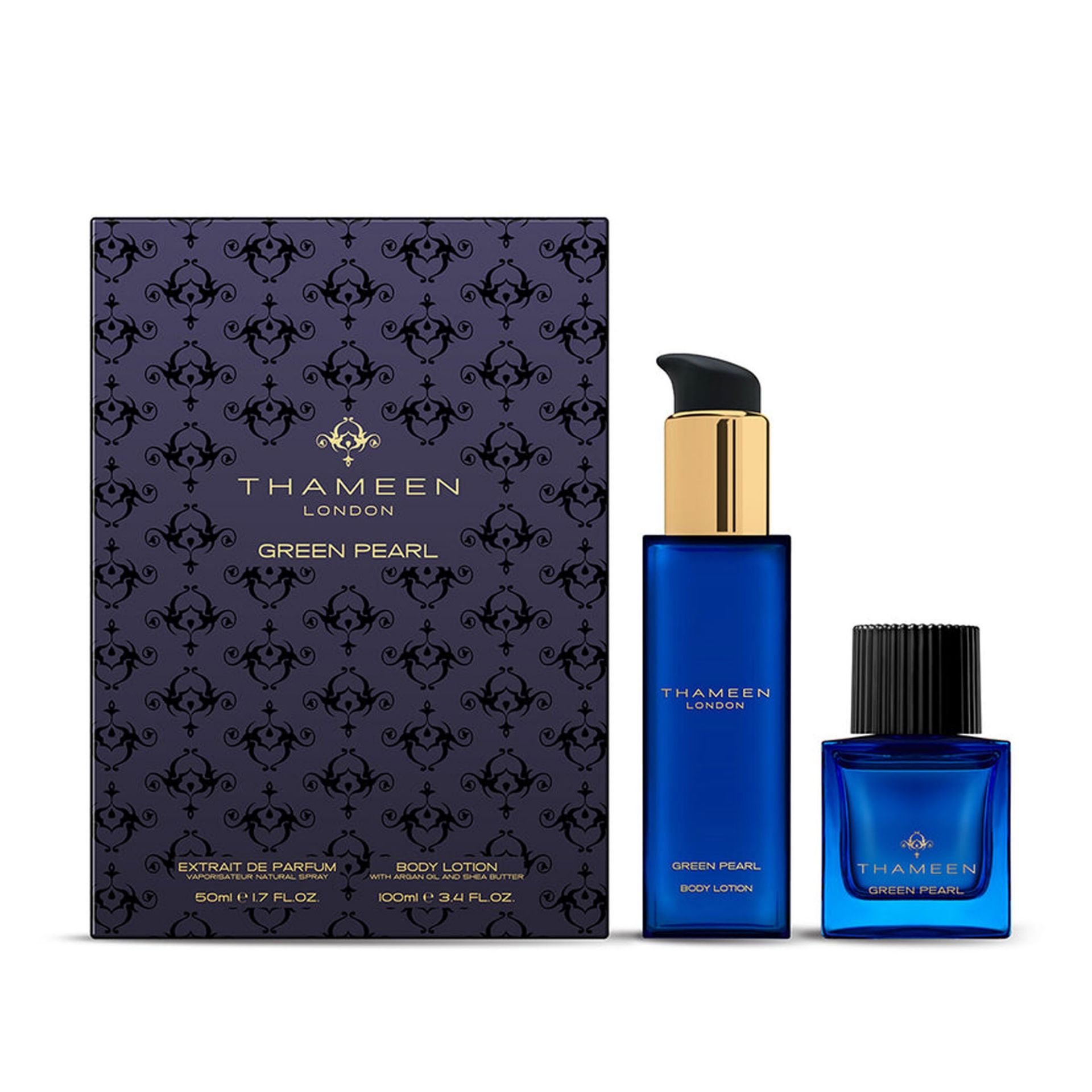 Thameen Green Pearl Body Lotion Gift Set 50 + 100 ml GPGSBL1