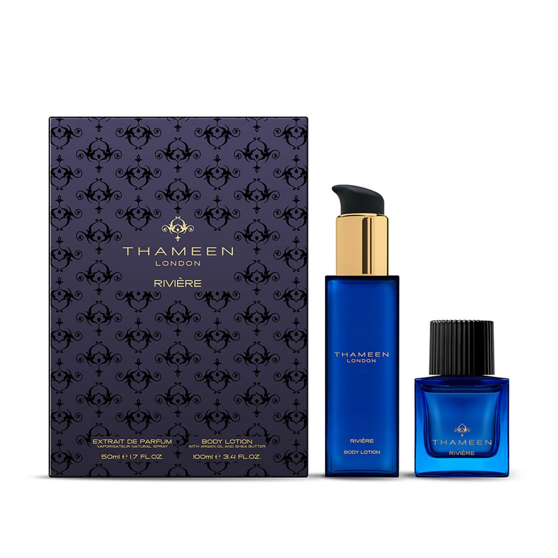Thameen Riviere Body Lotion Gift Set 50 + 100 ml RVGSBL1