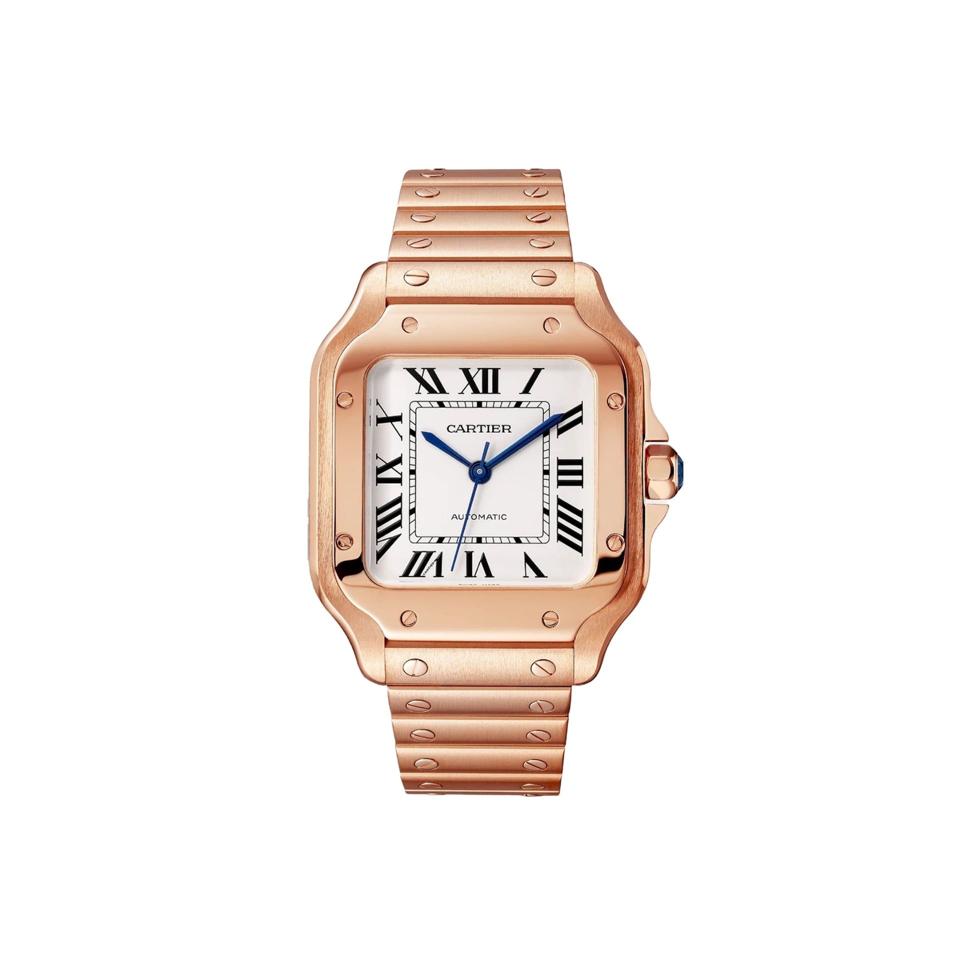 CARTIER Santos De Cartier Modello Medio, Oro Rosa 35,1  MM WGSA0031