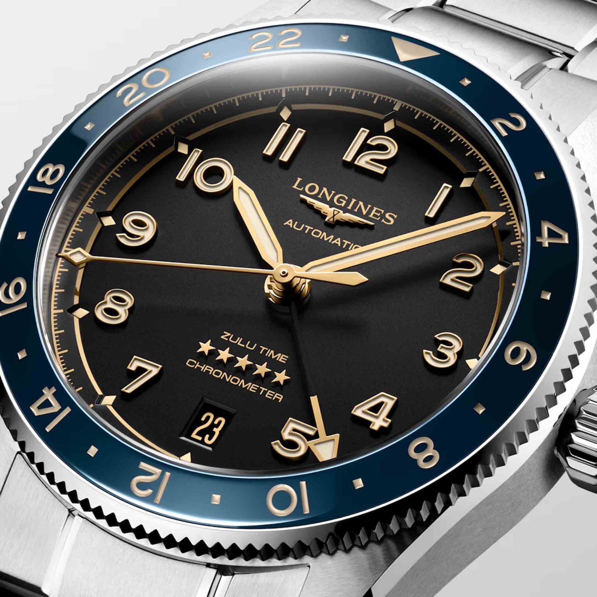 LONGINES Spirit Zulu Time 39 MM L3.802.4.60.6