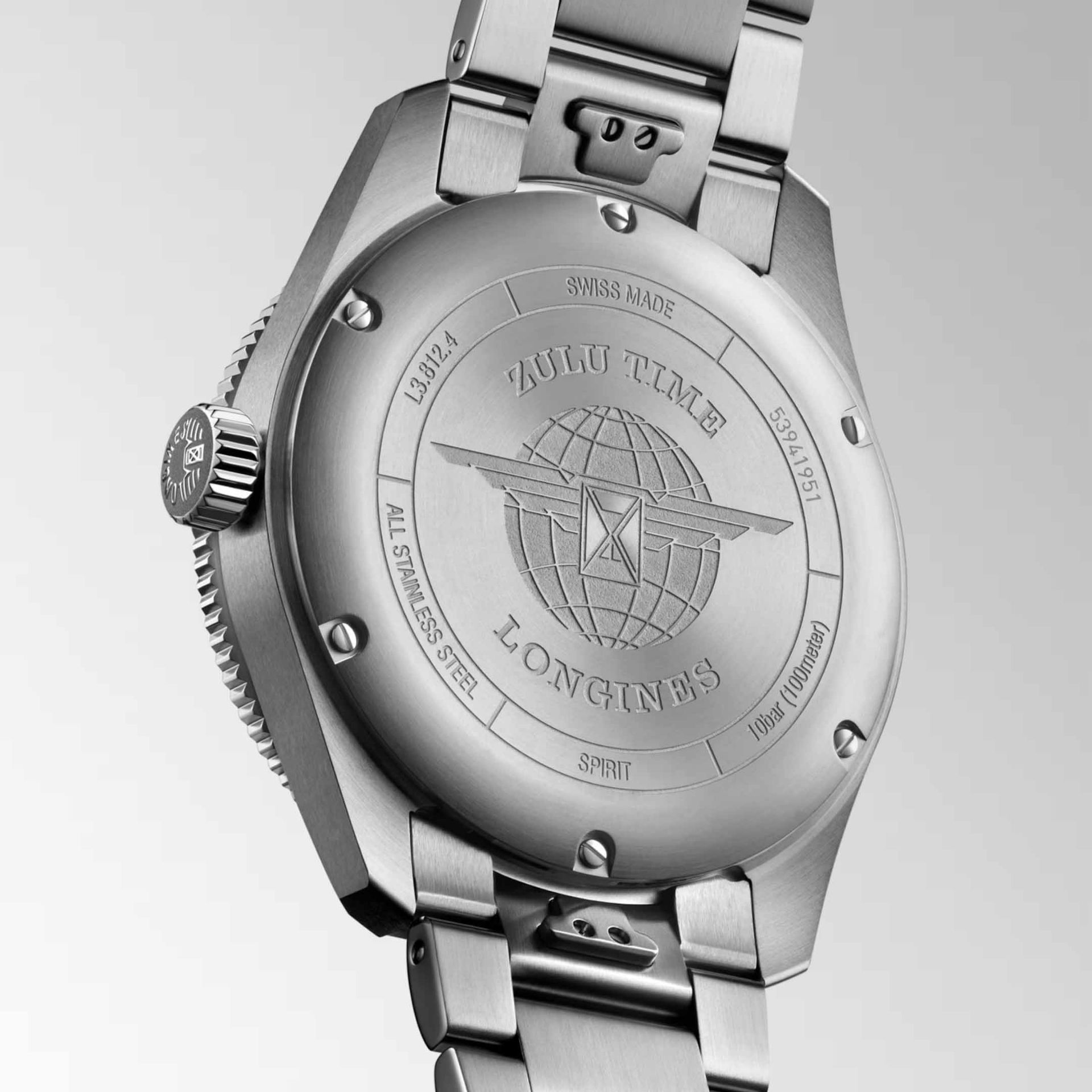 LONGINES Spirit Zulu Time 42 MM L3.812.4.60.6
