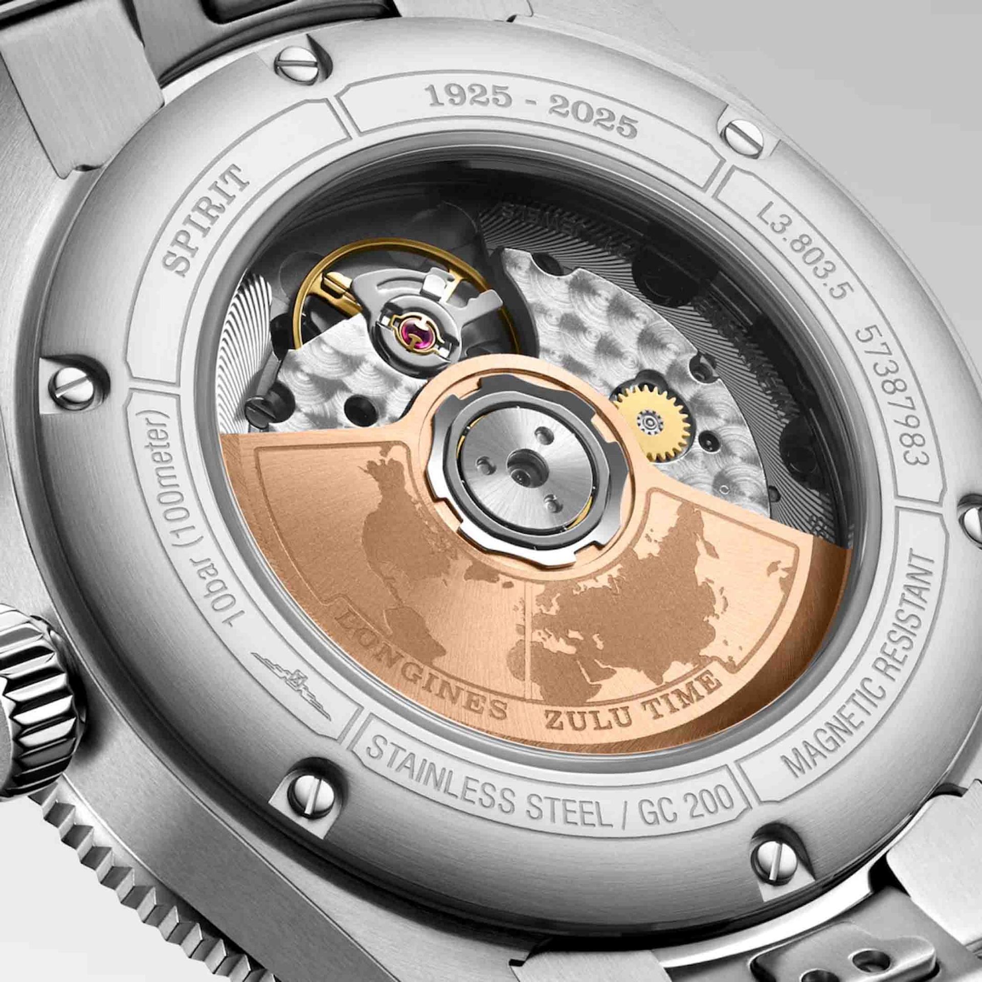 LONGINES Spirit Zulu Time 39 MM L3.803.5.53.6