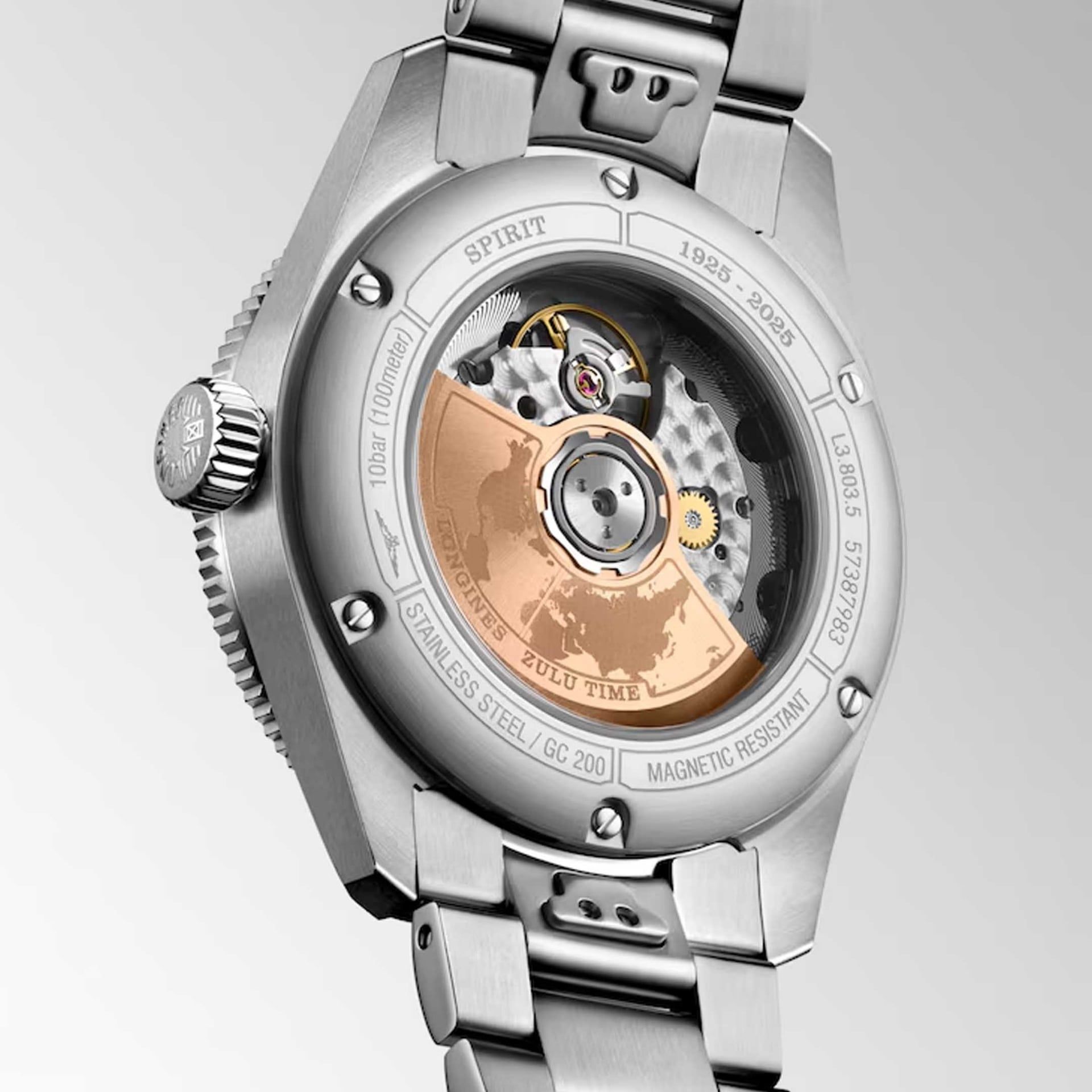 LONGINES Spirit Zulu Time 39 MM L3.803.5.53.6