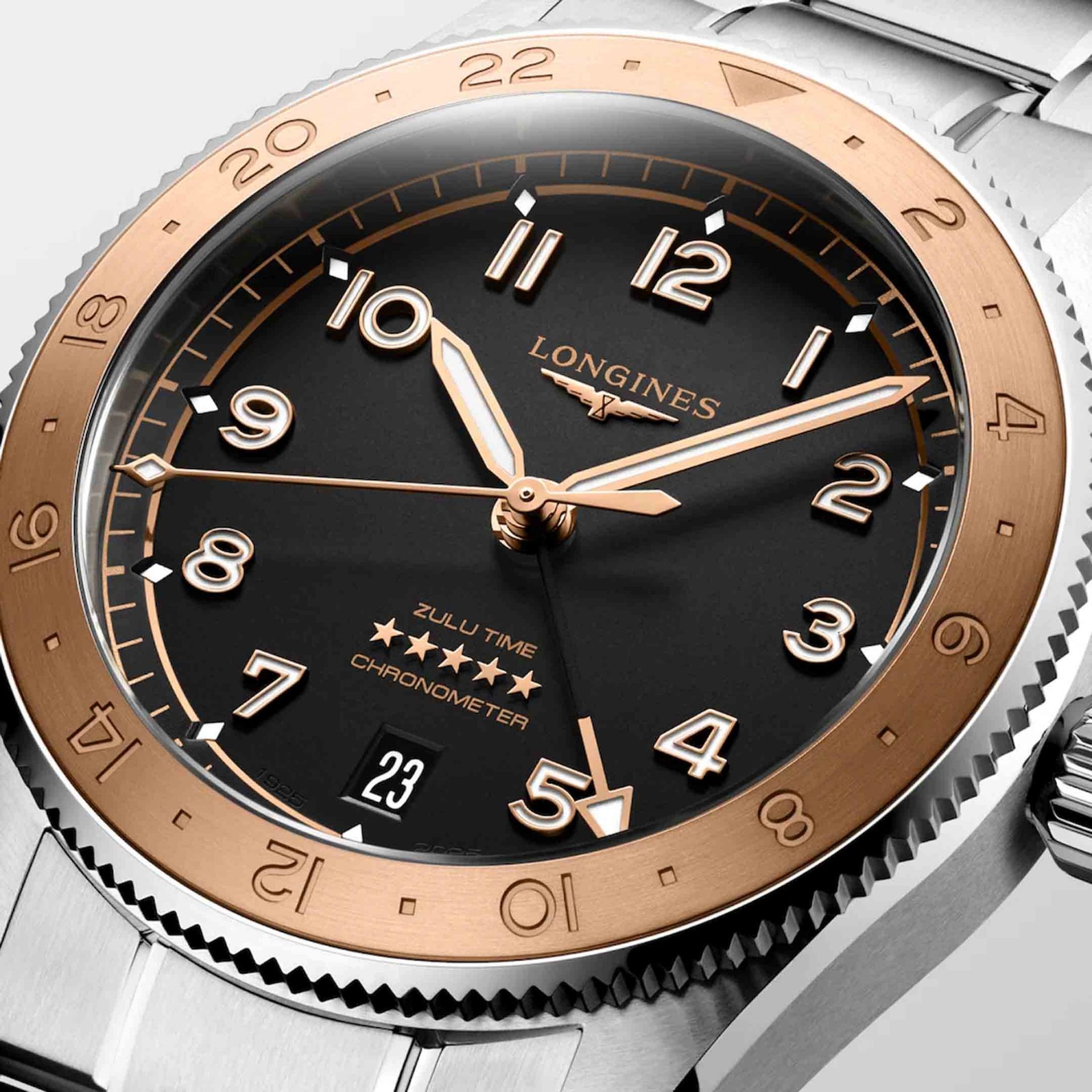LONGINES Spirit Zulu Time 39 MM L3.803.5.53.6