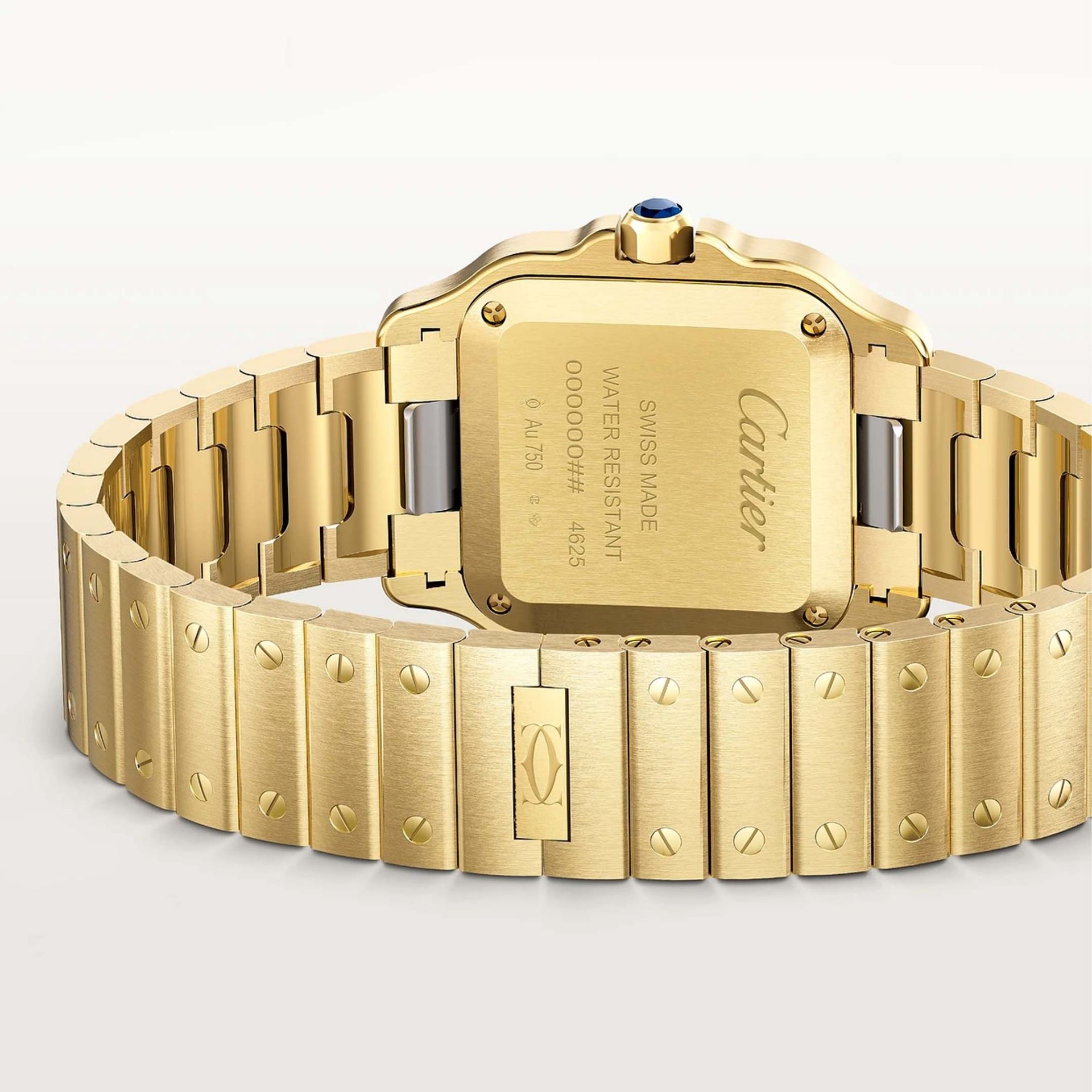 CARTIER Santos De Cartier Modello Piccolo, Oro 27 X 34,5 MM WGSA0107
