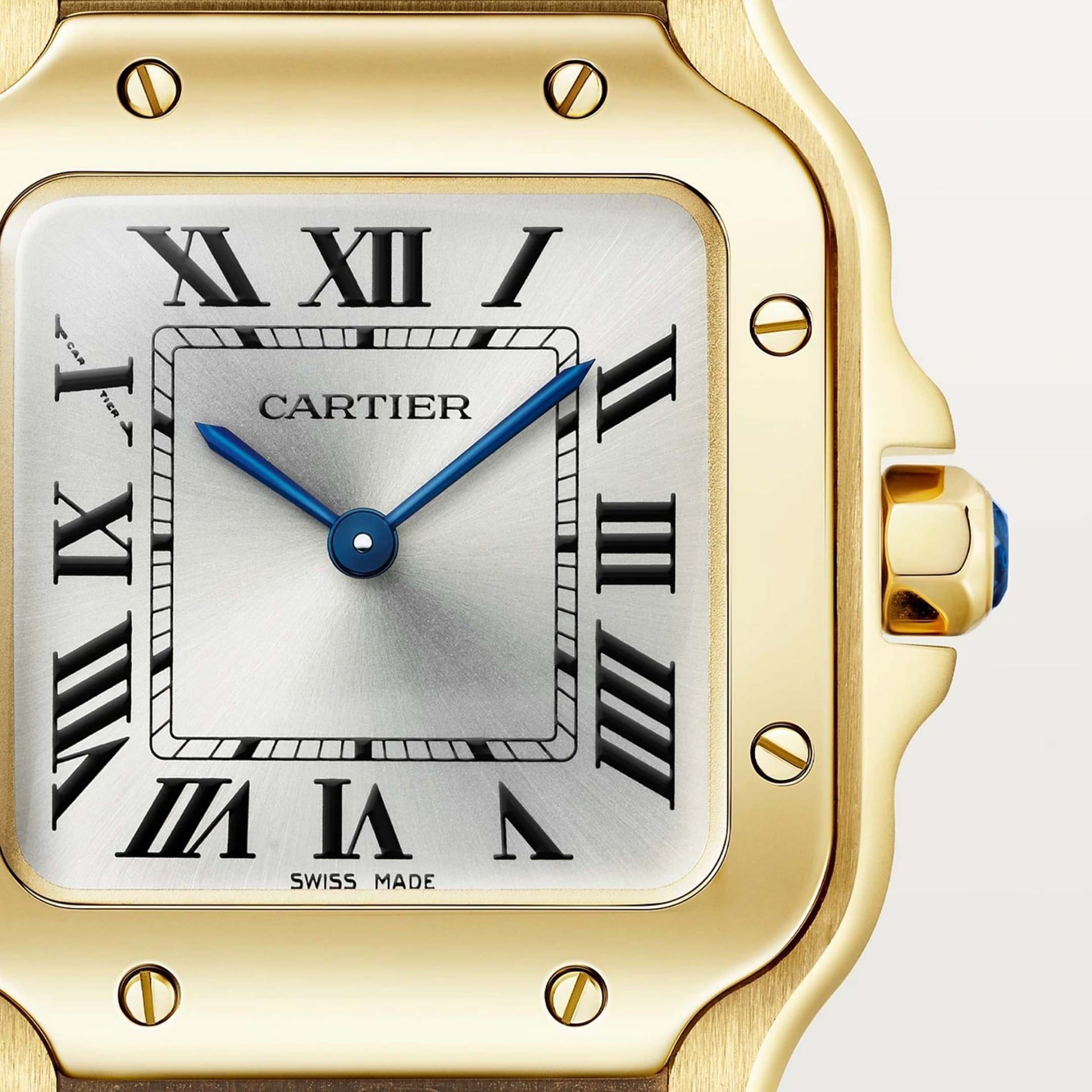 CARTIER Santos De Cartier Modello Piccolo, Oro 27 X 34,5 MM WGSA0107