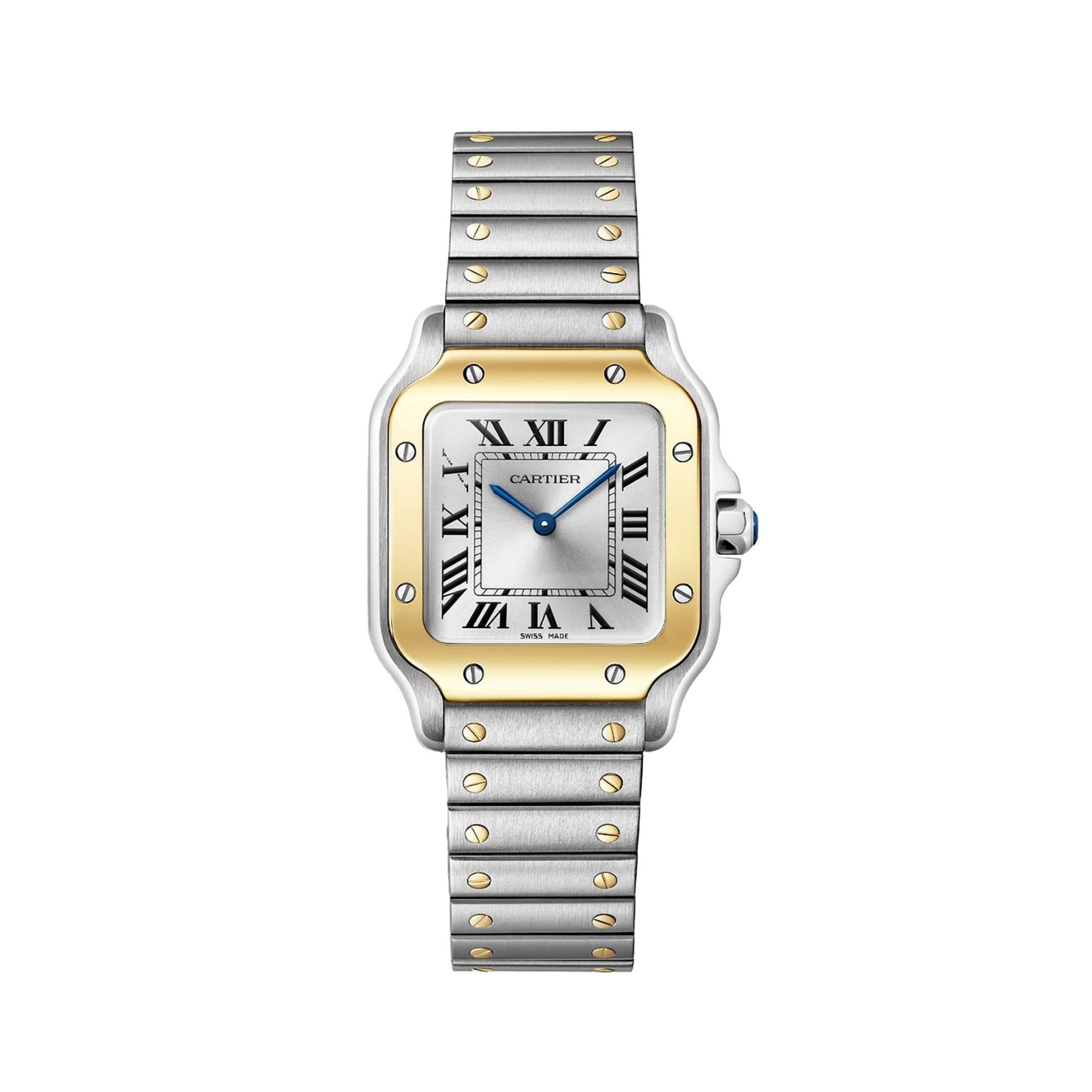 CARTIER Santos De Cartier Modello Piccolo, Oro e Acciaio 27 X 34,5 MM W2SA0033