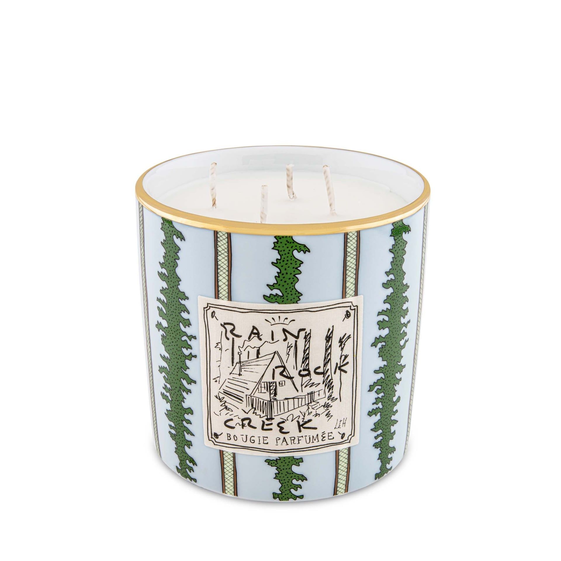 GINORI 1735 Candela Grande Profumi Luchino Rain Rock Creek H 11.5 CM - Ø 11.8 CM 020RG00 FCO032LX0700G00132000