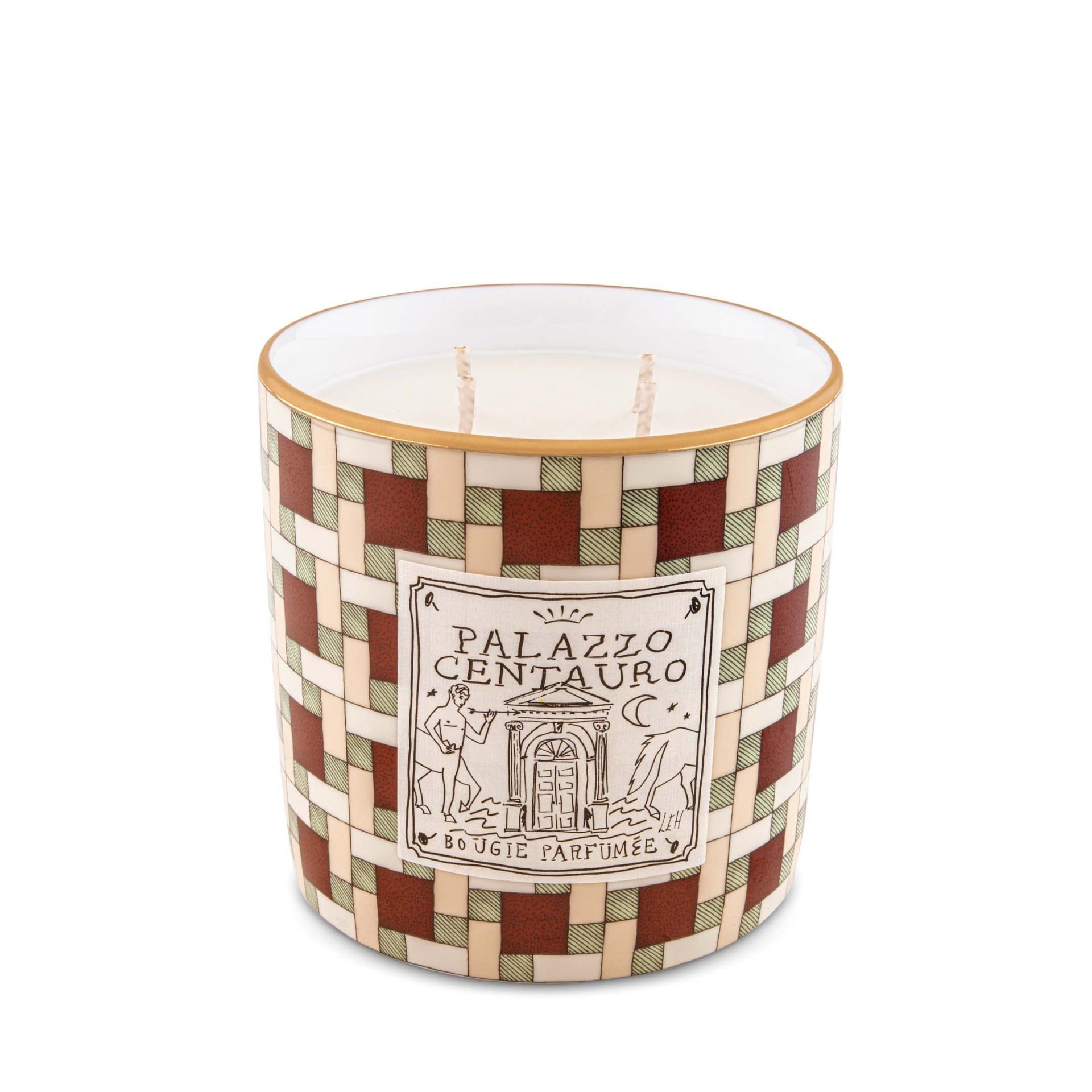 GINORI 1735 Candela Grande Profumi Luchino Palazzo Centauro H 11.5 CM - Ø 11.8 CM 020RG00 FCO032LX0700G00131700