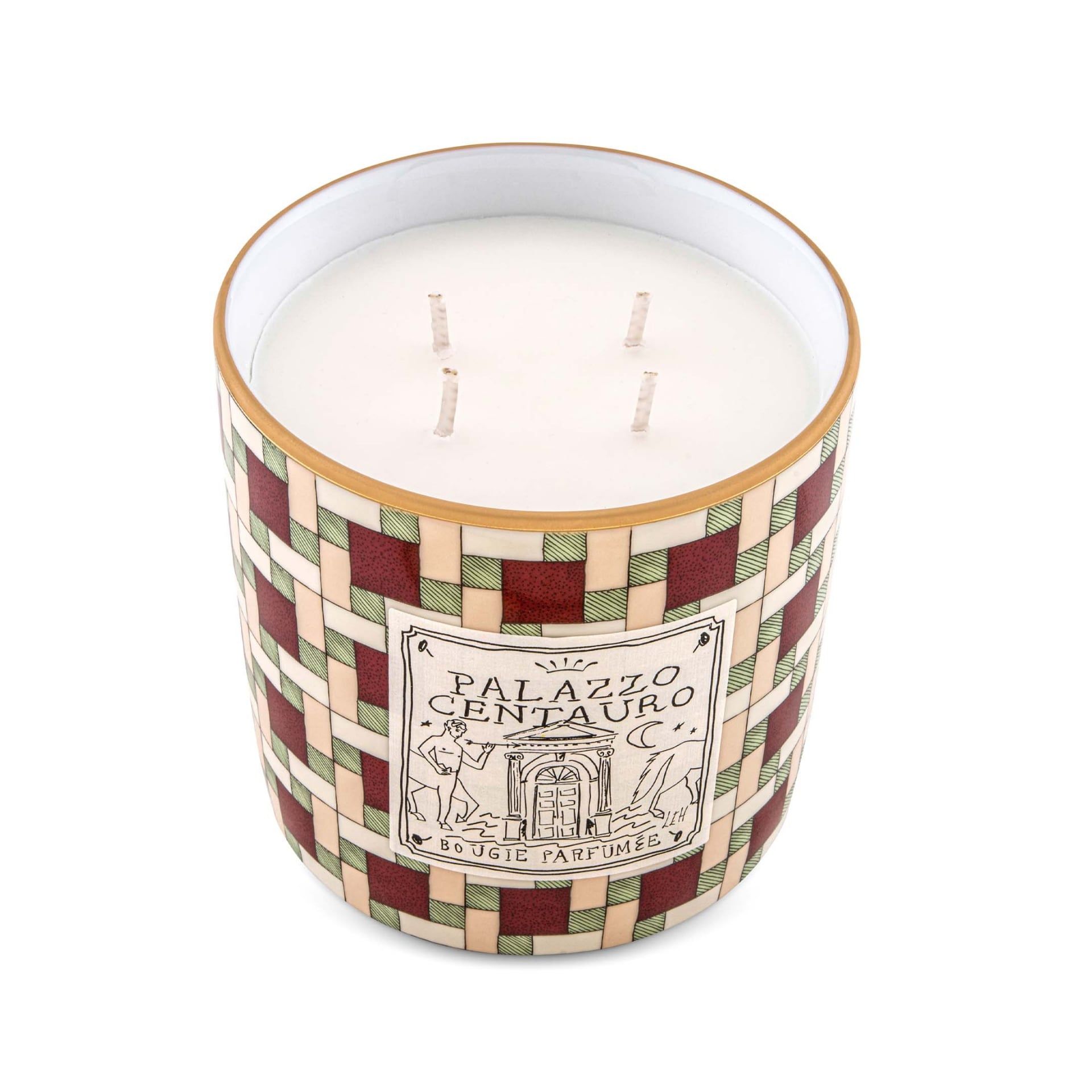 GINORI 1735 Candela Grande Profumi Luchino Palazzo Centauro H 11.5 CM - Ø 11.8 CM 020RG00 FCO032LX0700G00131700