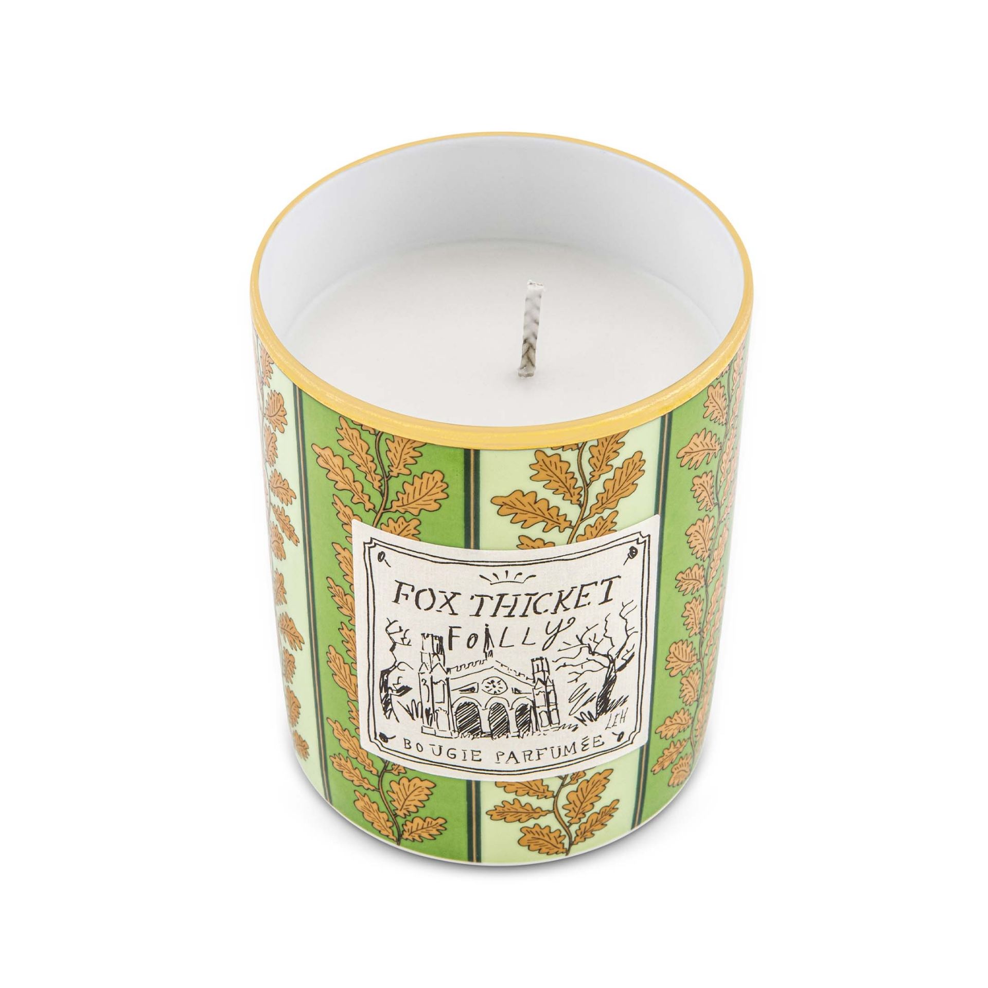 GINORI 1735 Candela Profumi Luchino Fox Thicket Folly H 10 CM - Ø 8.2 CM 020RG00 FCO021LX0320G00131800