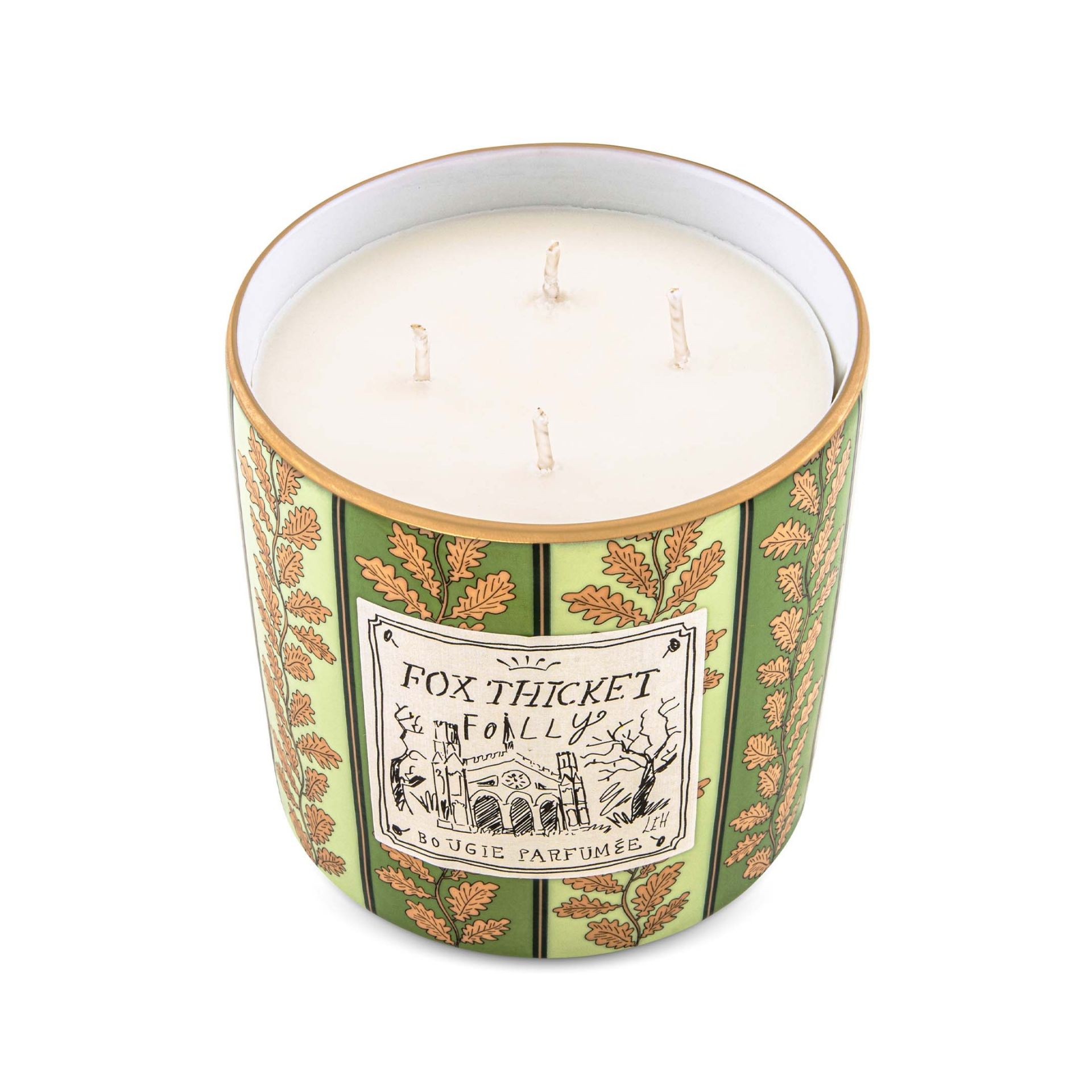 GINORI 1735 Candela Grande Profumi Luchino Fox Thicket Folly H 11.5 CM - Ø 11.8 CM 020RG00 FCO032LX0700G00131800