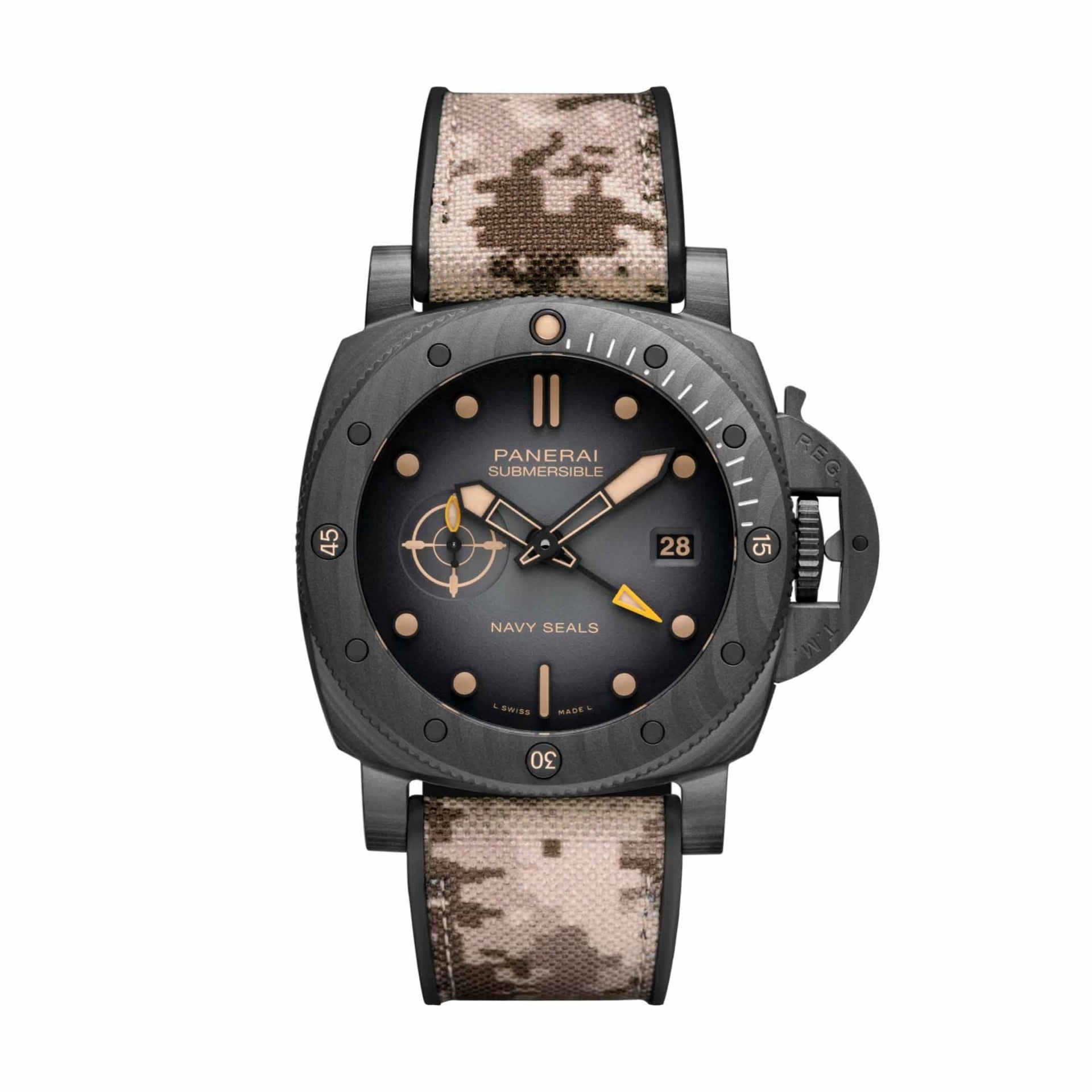 PANERAI Submersible QuarantaQuattro GMT Navy SEALs Carbotech™ 44 MM PAM01513