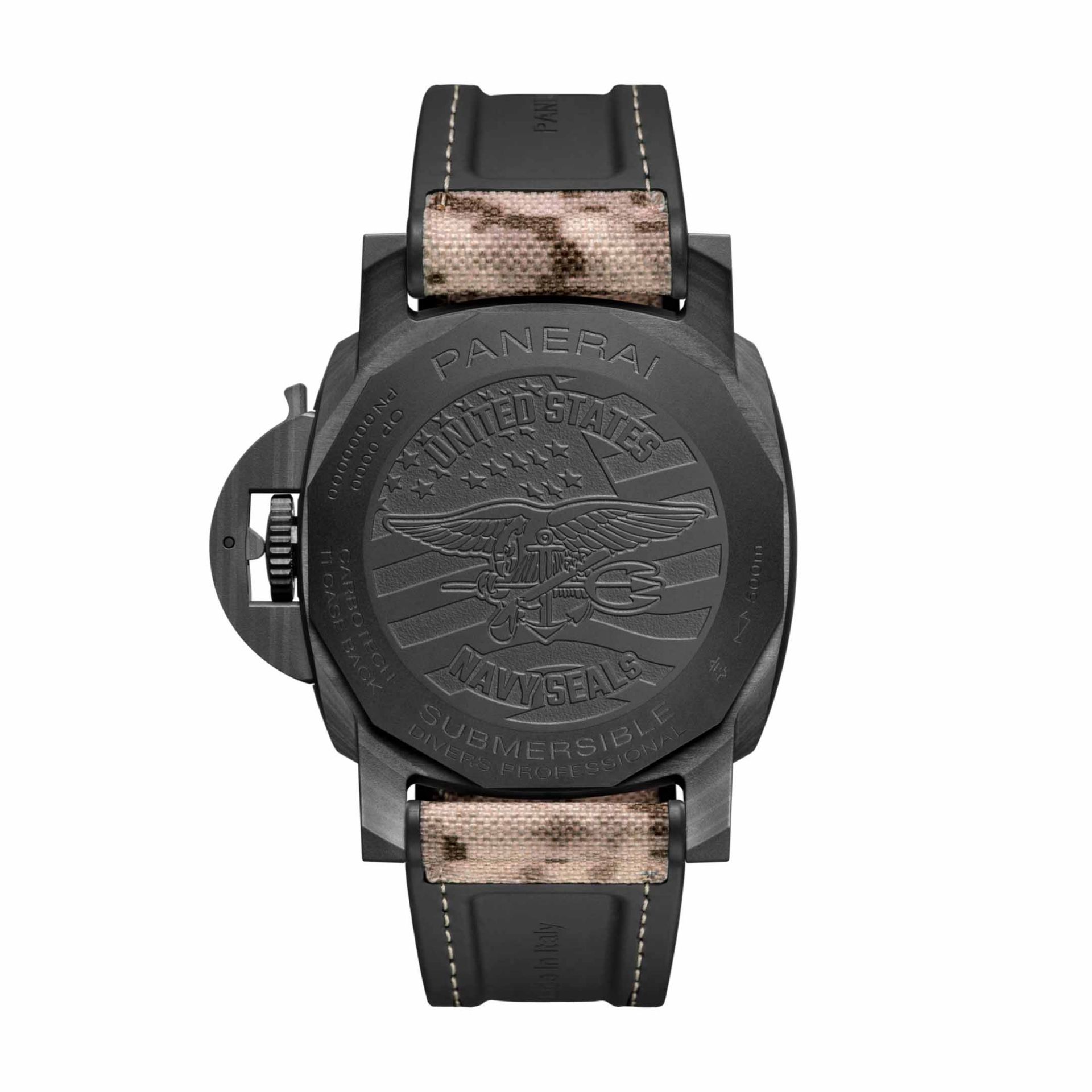 PANERAI Submersible QuarantaQuattro GMT Navy SEALs Carbotech™ 44 MM PAM01513