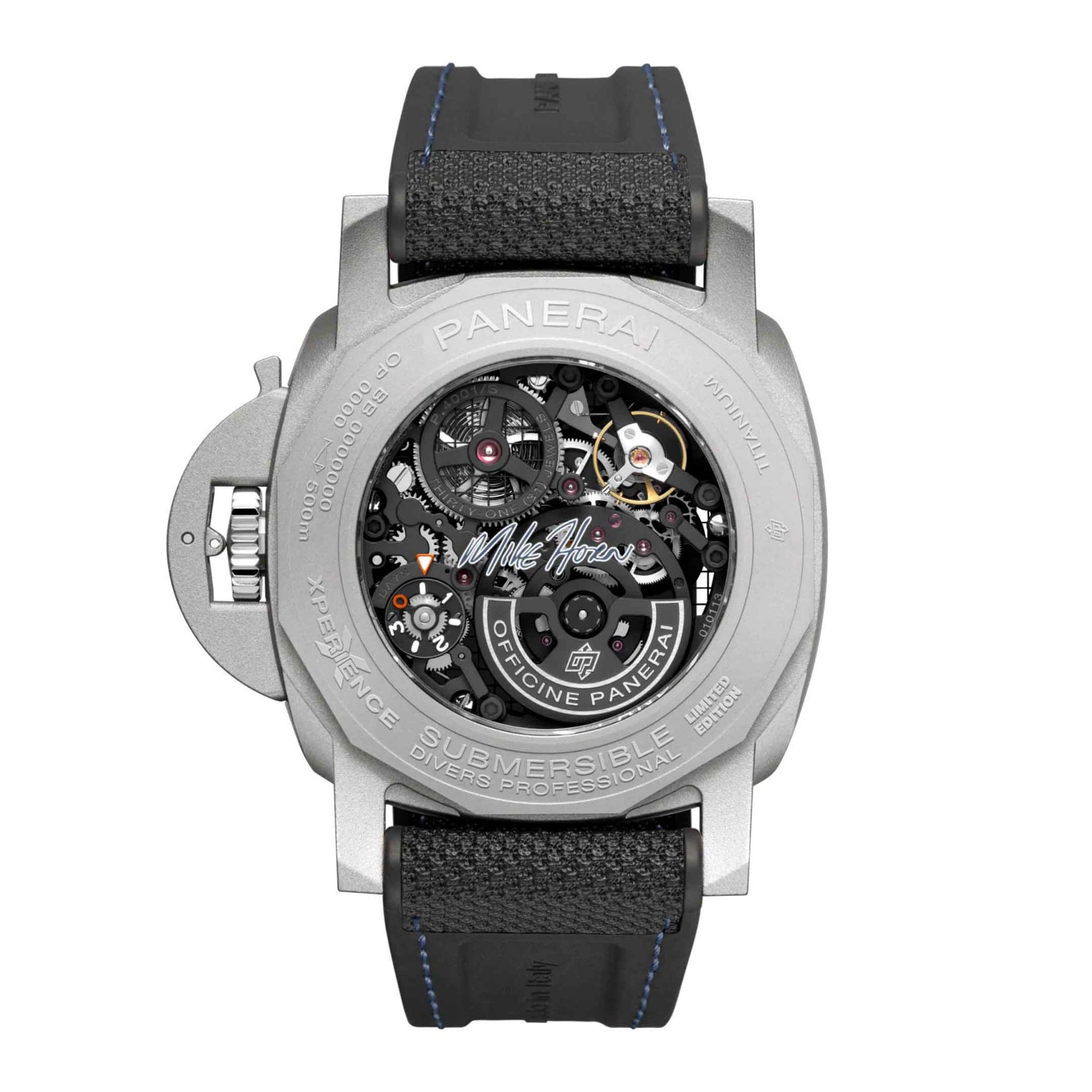 PANERAI  Submersible GMT Titanio Mike Horn Experience Edition 47 MM PAM01670