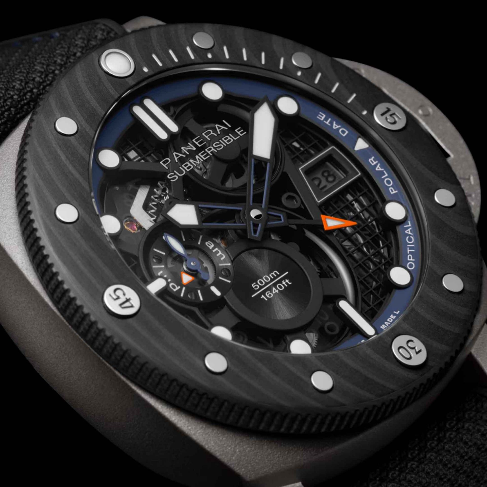 PANERAI  Submersible GMT Titanio Mike Horn Experience Edition 47 MM PAM01670