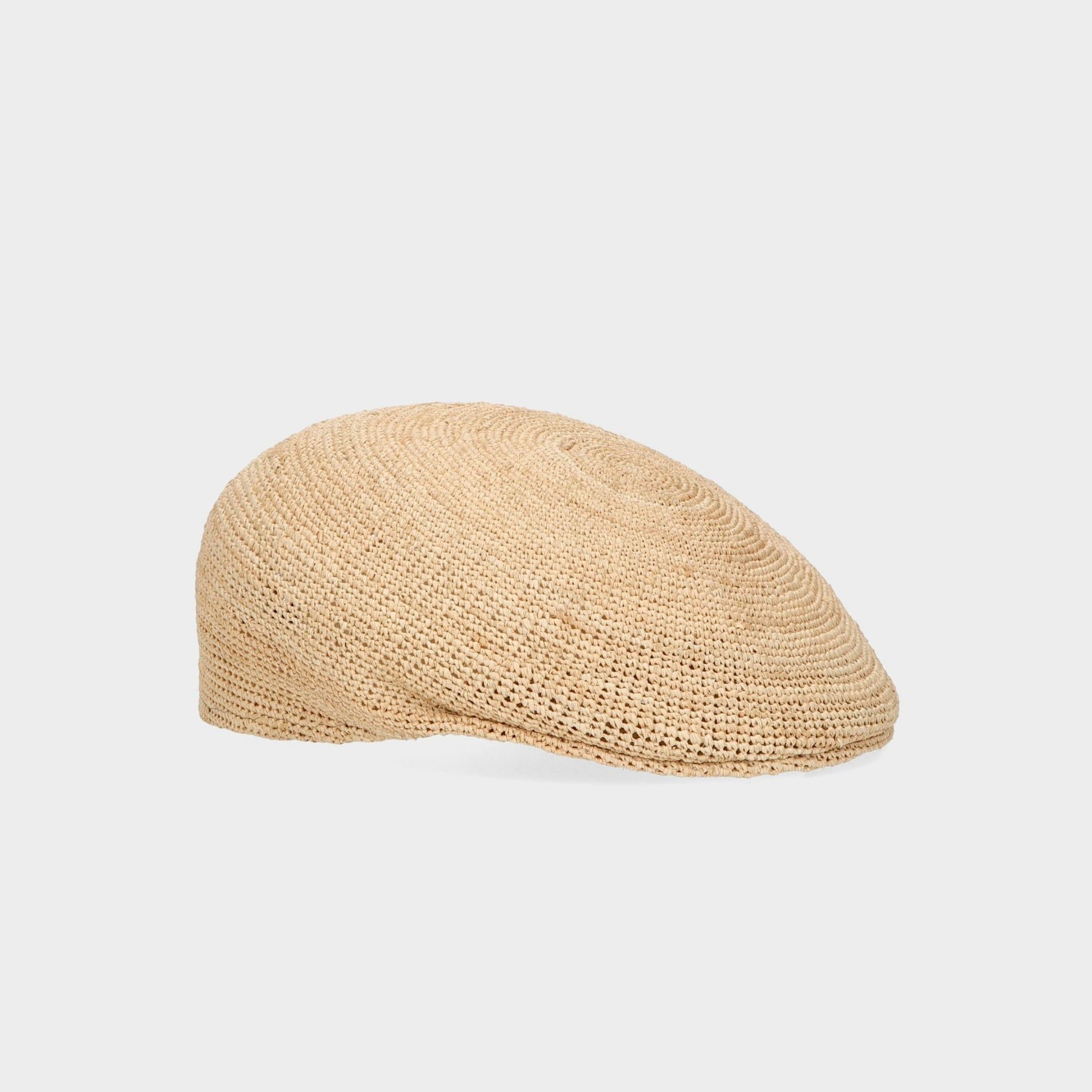 BORSALINO Berretto Miami Piatto Rafia Naturale  141267-00F3